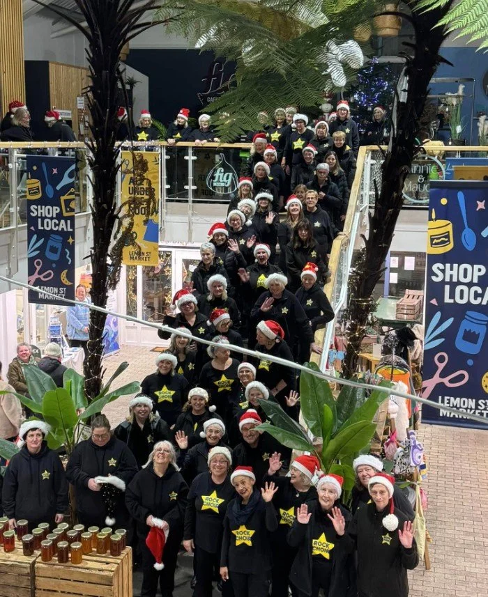 Rock Choir Live at Lemon Street Market! 🎵