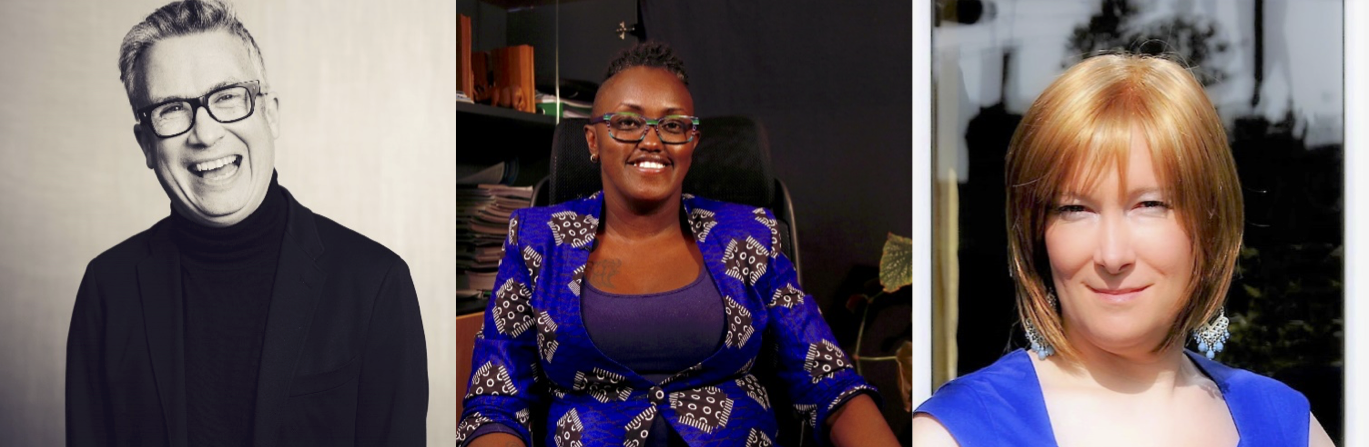 Left to right: Iain Anderson, Wanja Muguongo and Rachel Reese