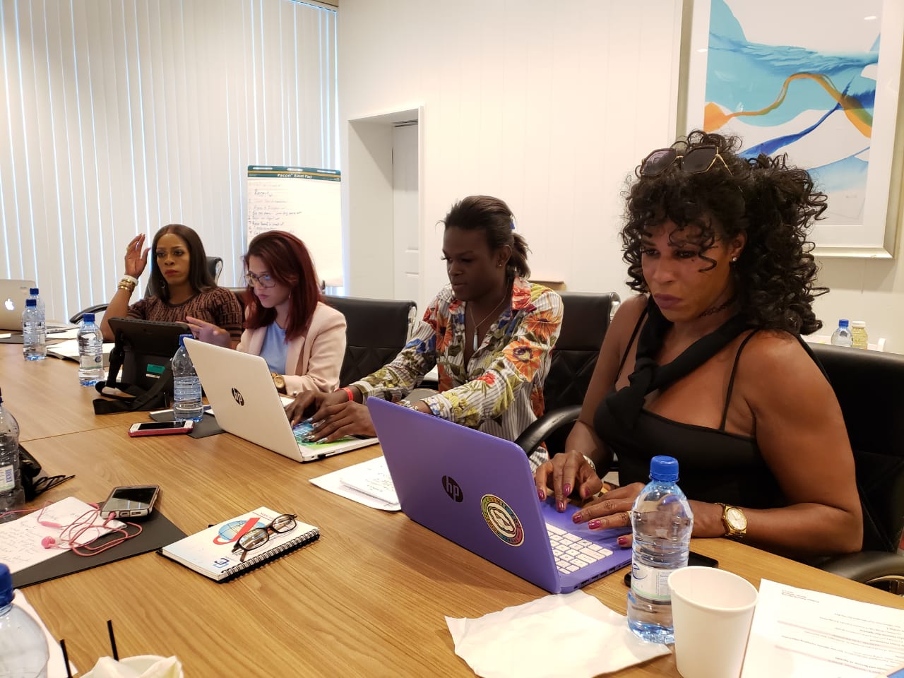 Members of UCTRANS’ Board convening for the first time in April 2019 in Nassau, Bahamas