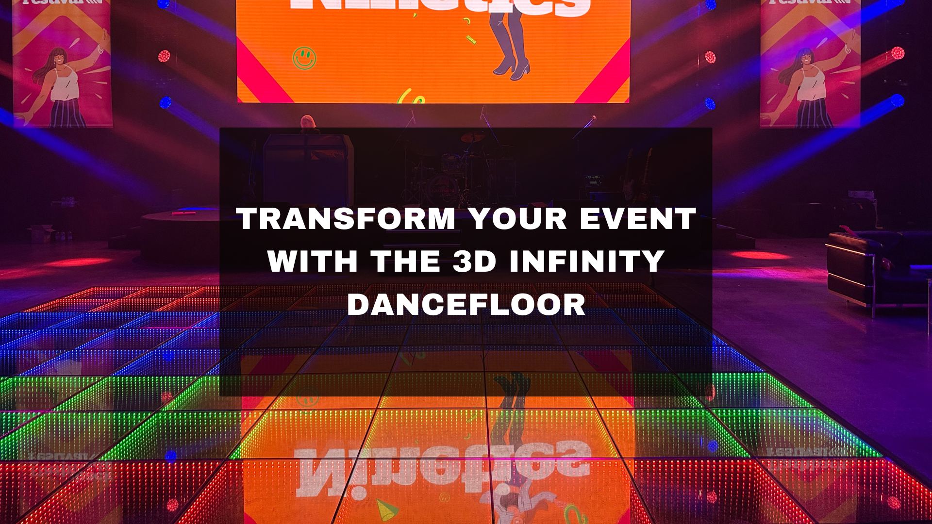 Transform your event with the 3D Infinity Dancefloor