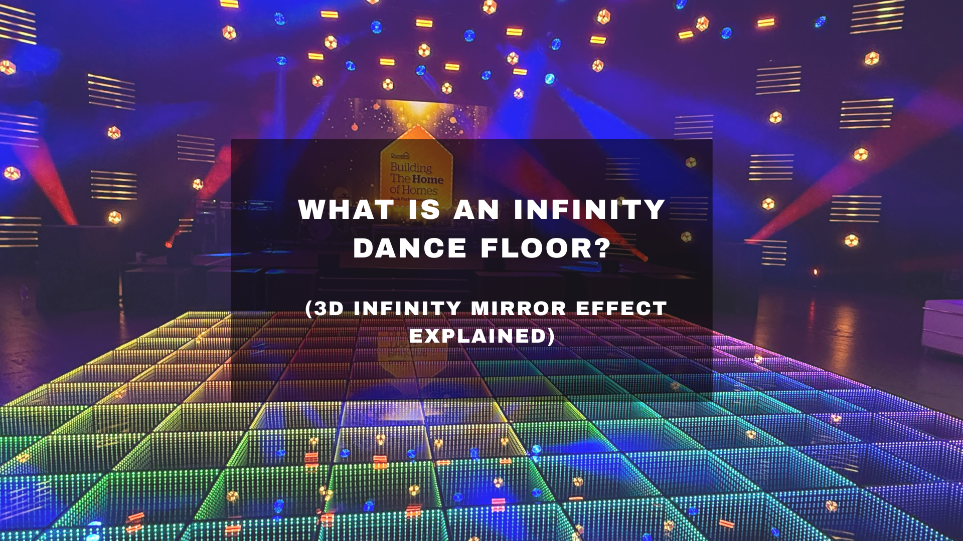 What Is an Infinity Dance Floor? (3D Infinity Mirror Effect Explained)