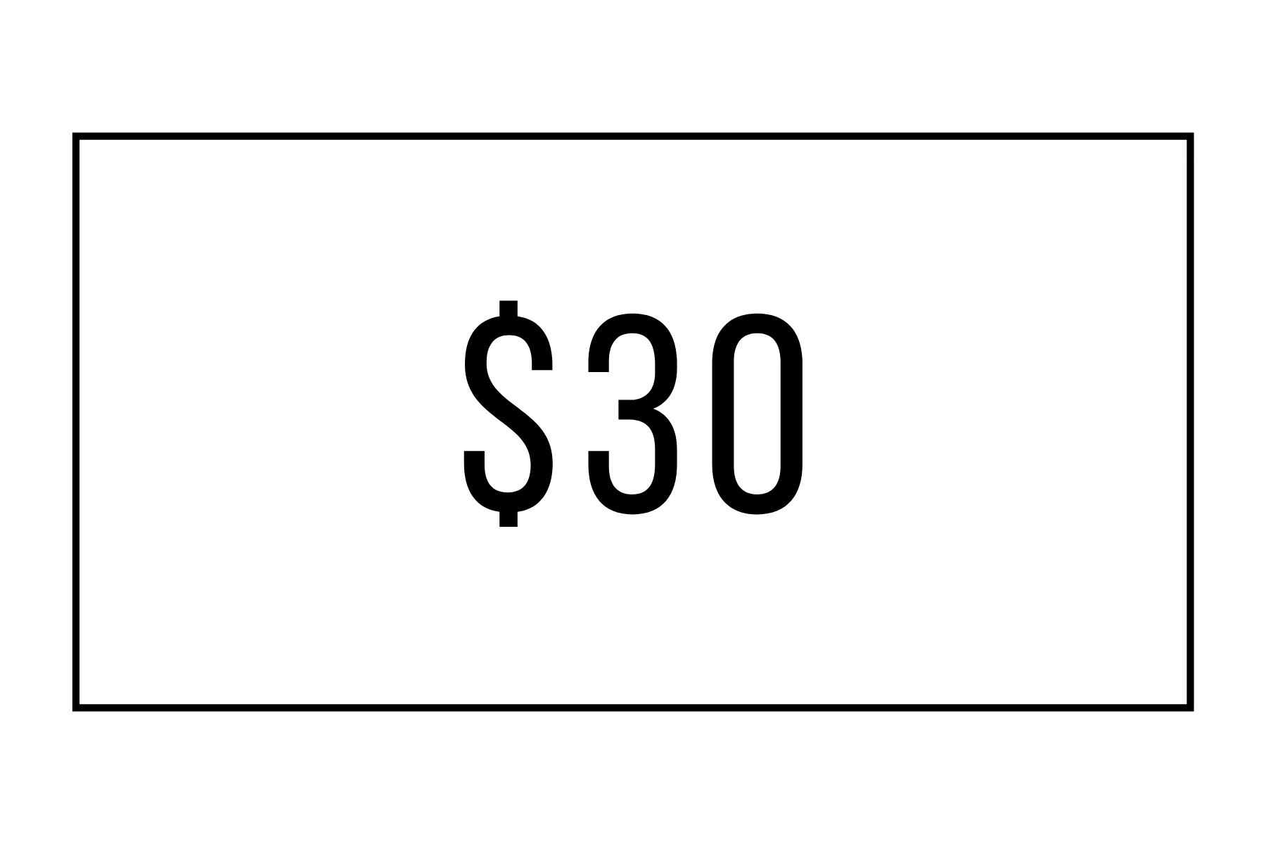 $30 DOUGH CARD