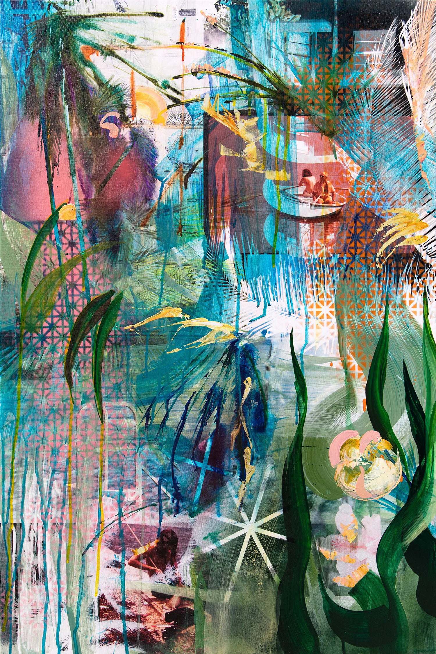 Flood zone 2, acrylic on canvas, 24x36 inches