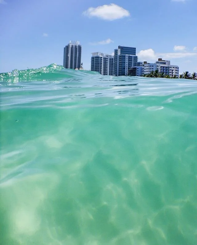 As usual, this has a double meaning, but our beaches have reopened and that helps. #Miami / #FloodZone