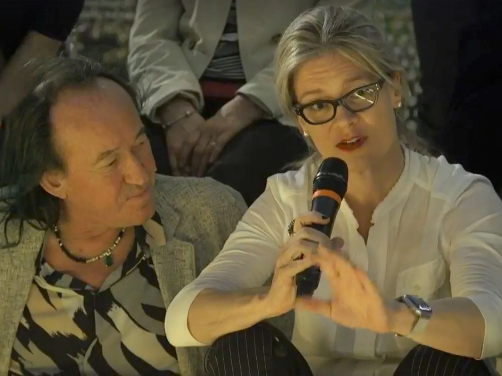 On panel “The Green and the Grey” with Patrick Blanc, inventor of vertical gardens