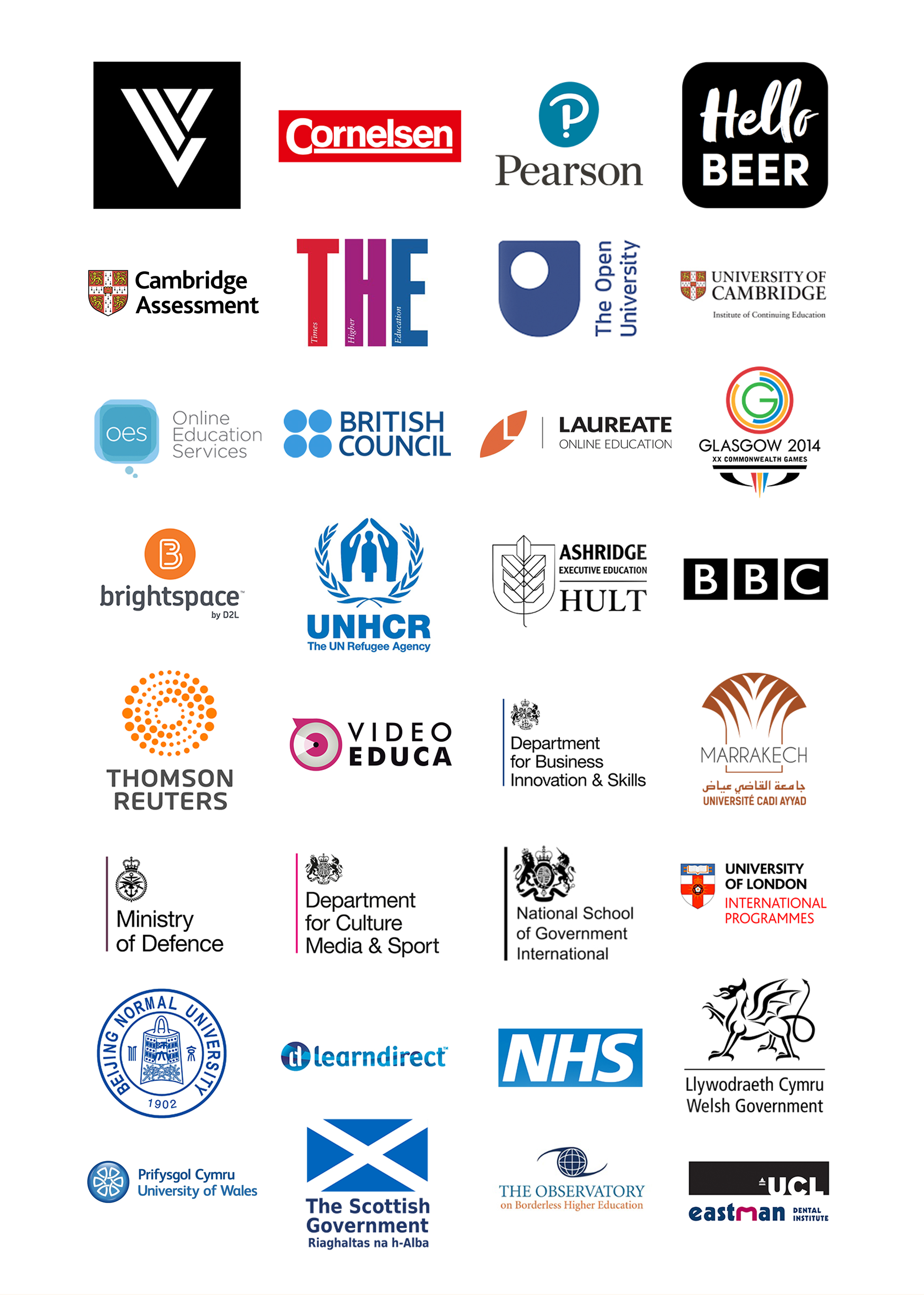 CLIENTS INCLUDE BBC, PEARSON, UNIVERSITY OF CAMBRIDGE AND THE UNIVERSITY OF LONDON
