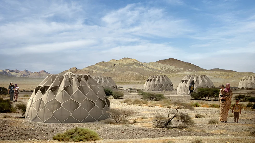 Abeer Seikaly’s Lexus Design Award-winning Weaving a Home project ( Image )