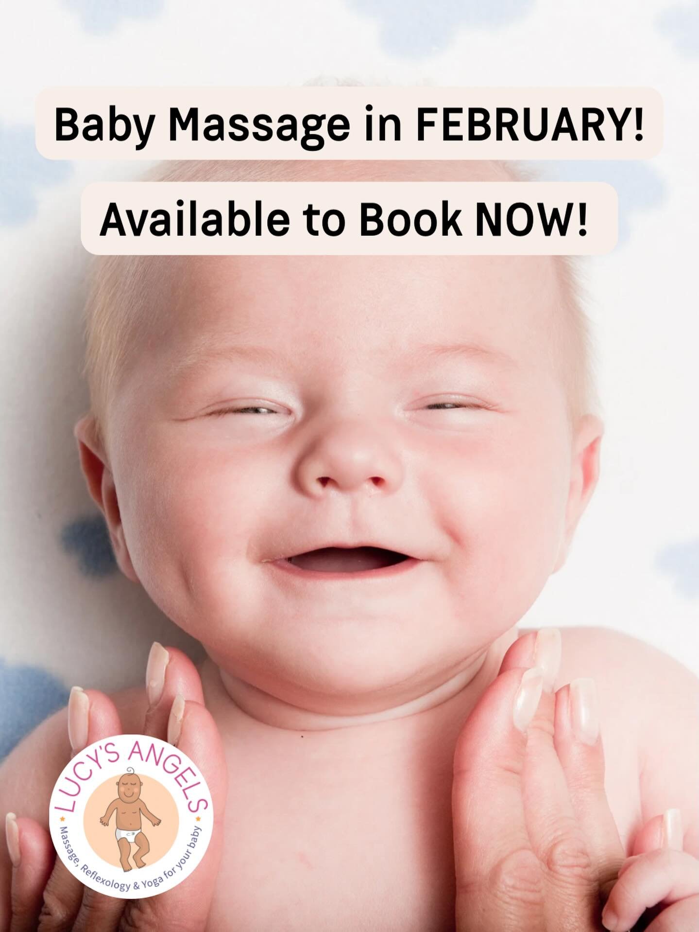 Book your baby (under 6 months) in for Baby Massage starting in Feb! 

Come along to this much loved 5-week Baby Massage Course and learn how to massage your baby, connect with them, meet other parents, and feel part of a supportive community 🫶 Lucy