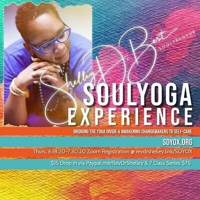 Join me tonight at 7:00 for The Soulyoga Experience on Zoom! Revdrshelley.link/SoyoX.  The drop in fee is $15 via paypal. https://www.paypal.me/RevDrShelley