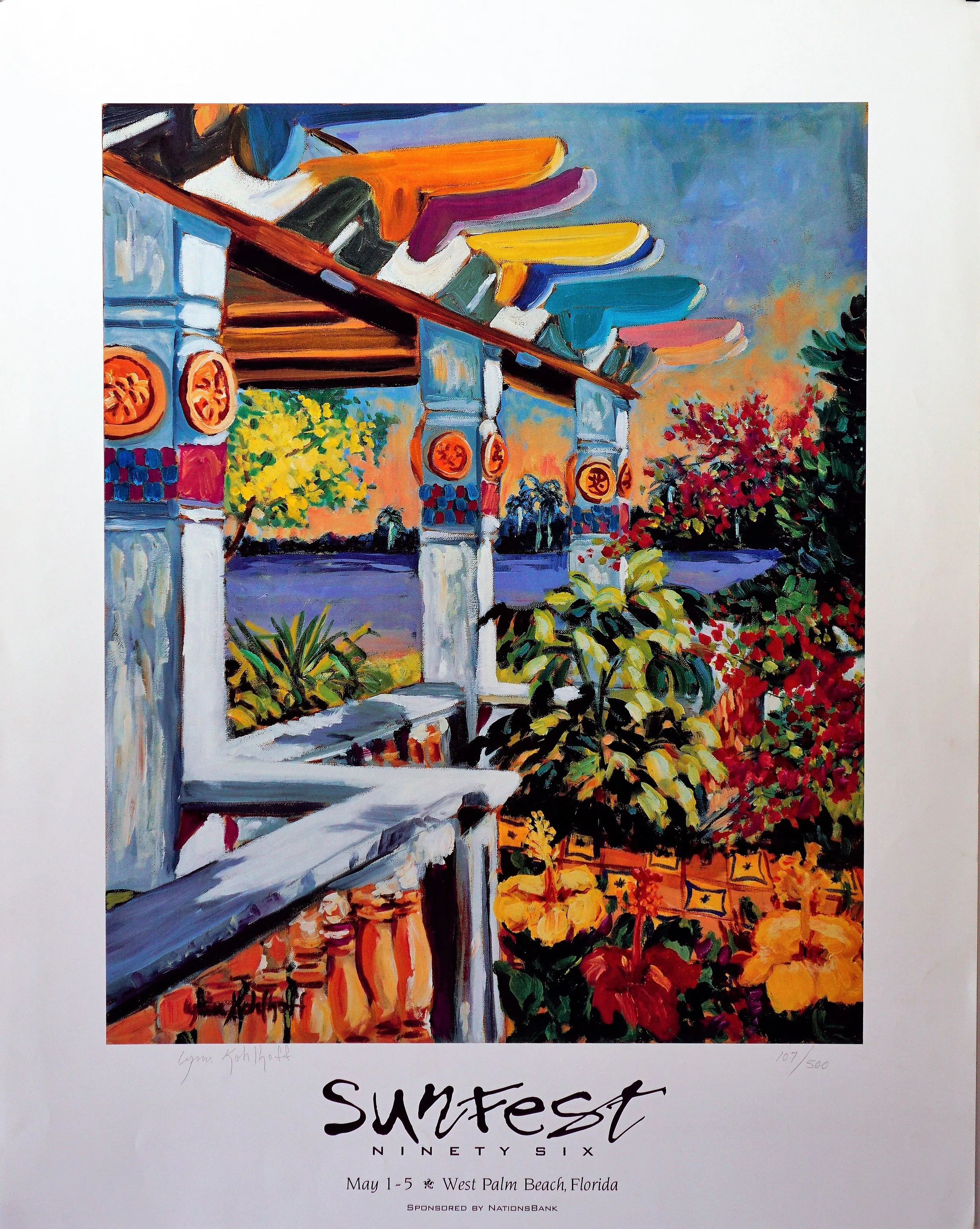 Sunfest Poster 1996 — Palm Gallery & Custom Framing