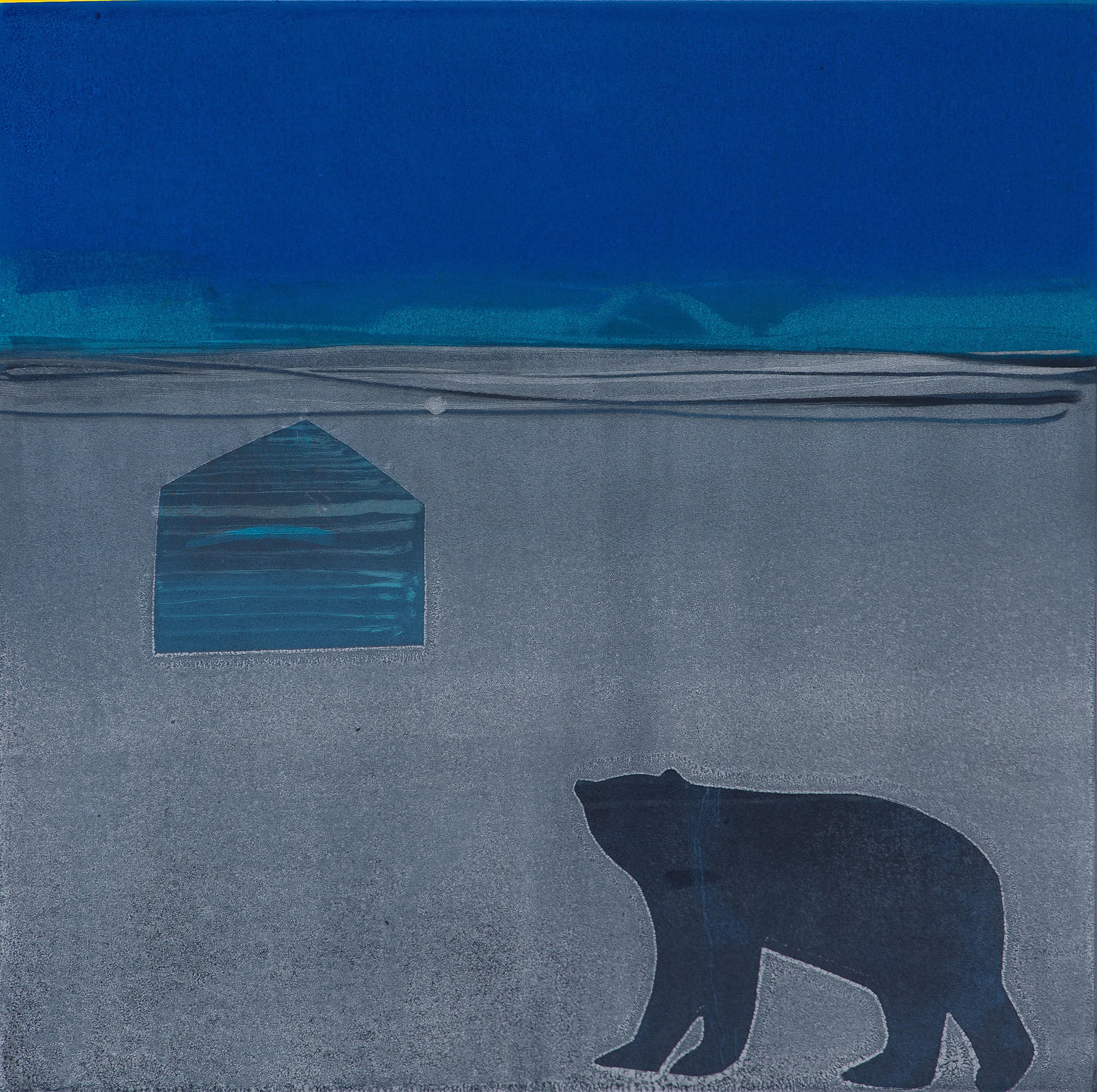 Hudson’s Bay Company Hut and Bear