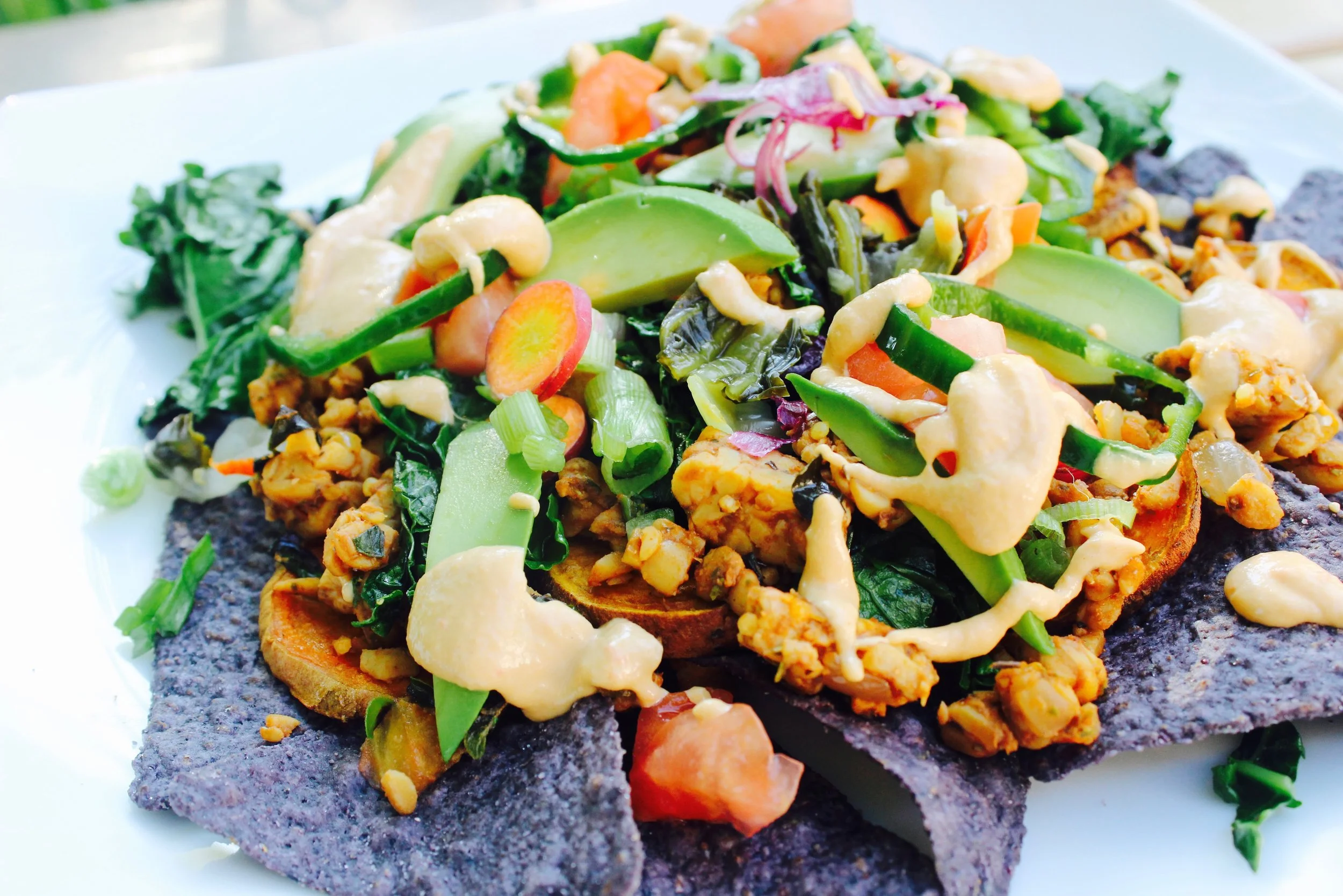 Vibrant Vegan Nachos - 