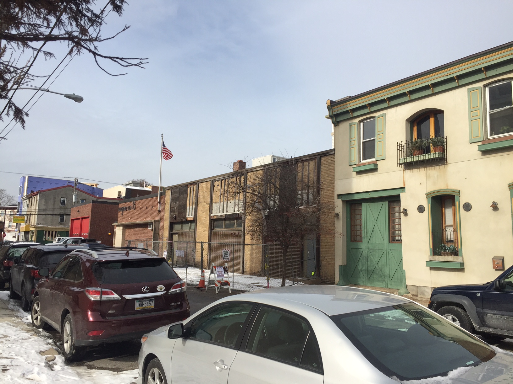 1533 Parrish St. is fenced in
