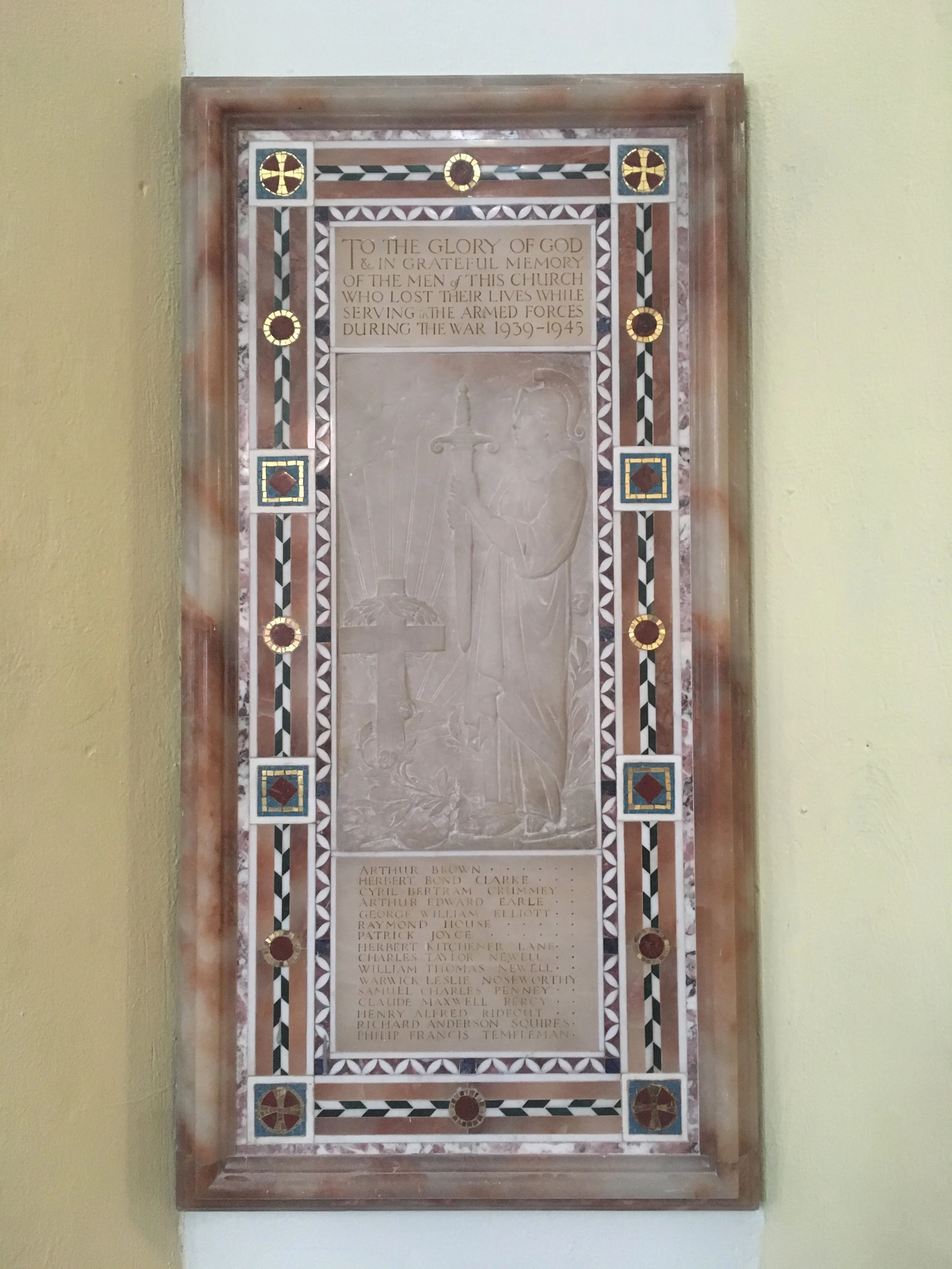 World War II Memorial Tablet