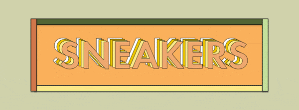 Header réalisé pour une newsletter dédiée aux sneakers pour les hommes