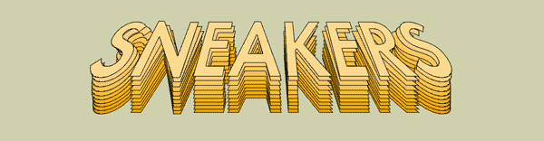 Header réalisé pour une newsletter dédiée aux sneakers pour les hommes