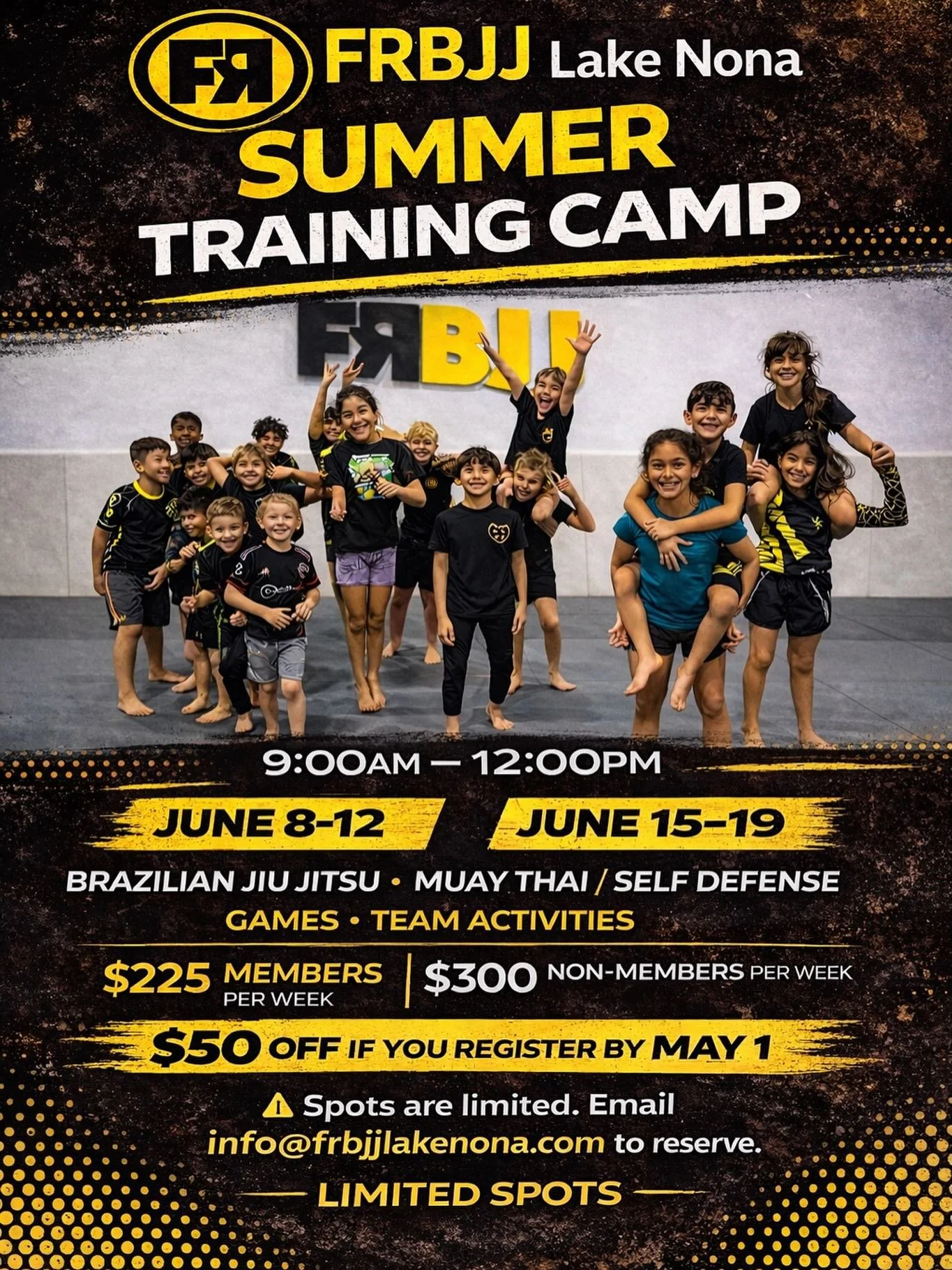 ☀️ Summer skill development camp!
💪 #SelfDefense 
🥋 #JiuJitsu
🫶 #ProblemSolving
🔥And More&hellip;