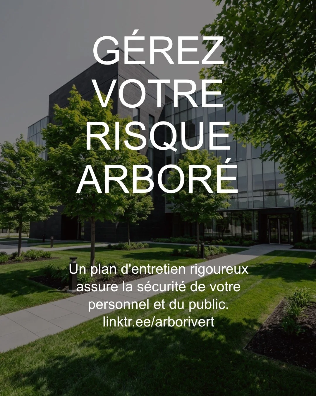 La s&eacute;curit&eacute; de vos installations ne s'arr&ecirc;te pas aux murs des b&acirc;timents. Trop souvent, la gestion des arbres sur un terrain commercial, institutionnel ou municipal est rel&eacute;gu&eacute;e au second plan, trait&eacute;e un