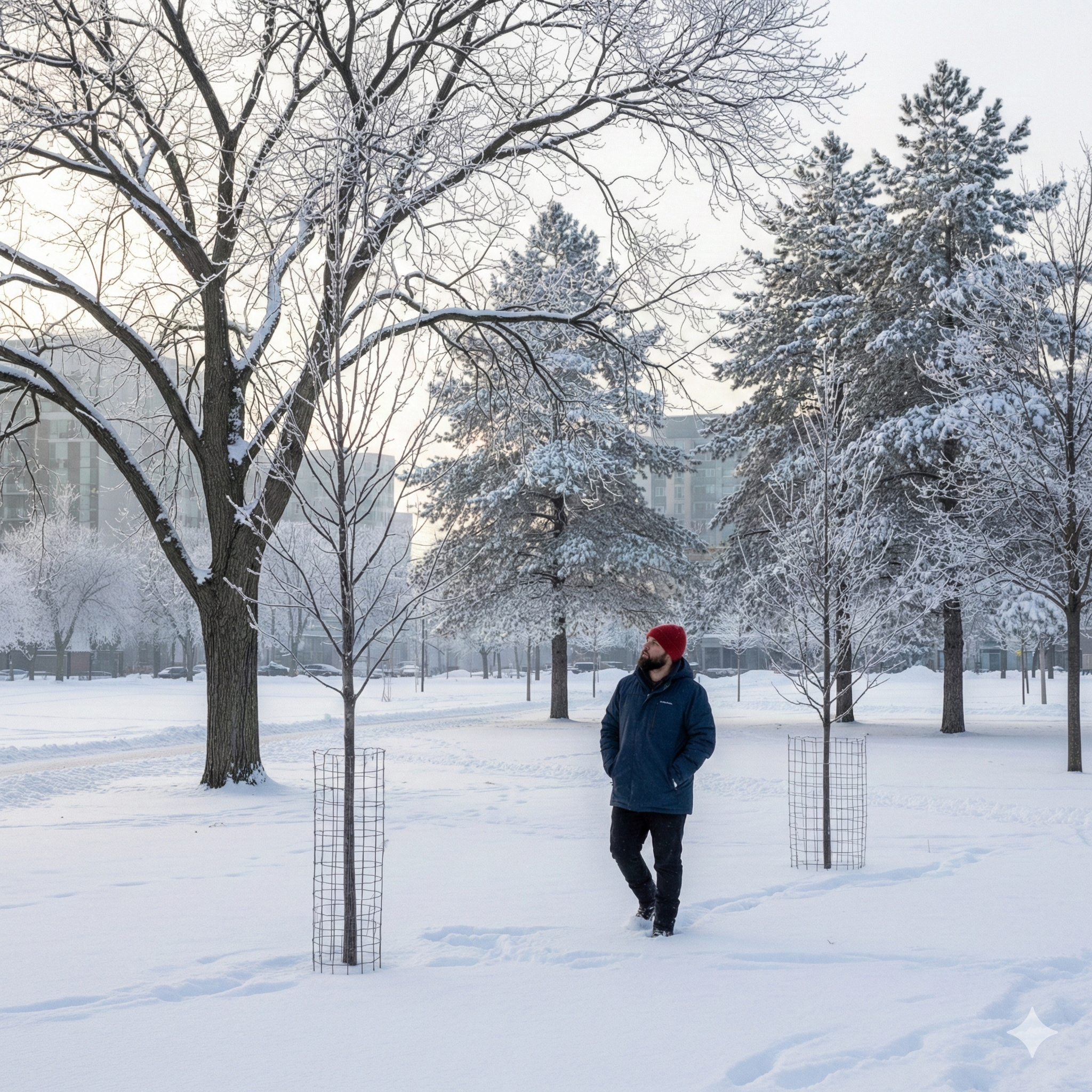 L'importance de surveiller la santé des arbres pendant l'hiver