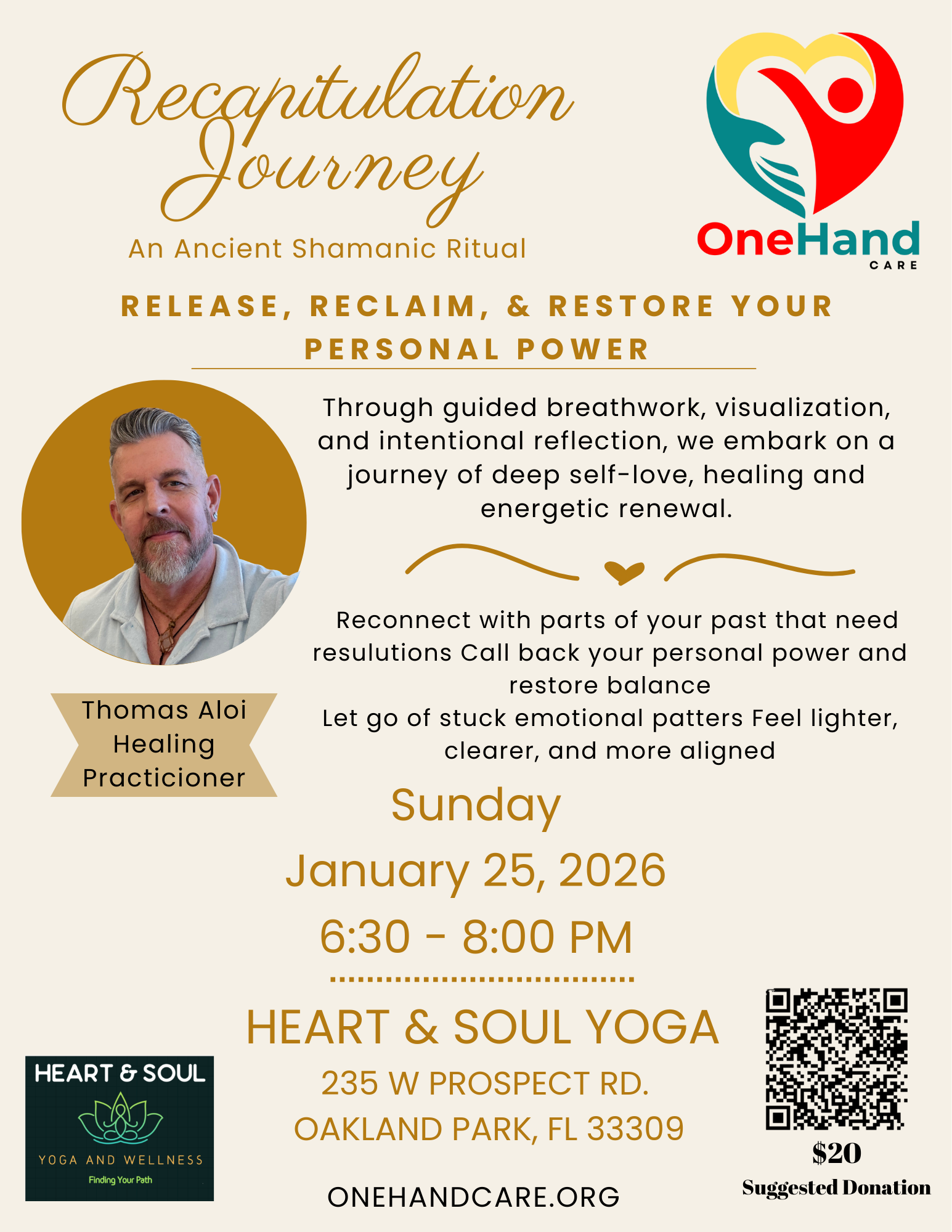 Recapitulation Journey with Thomas Aloi