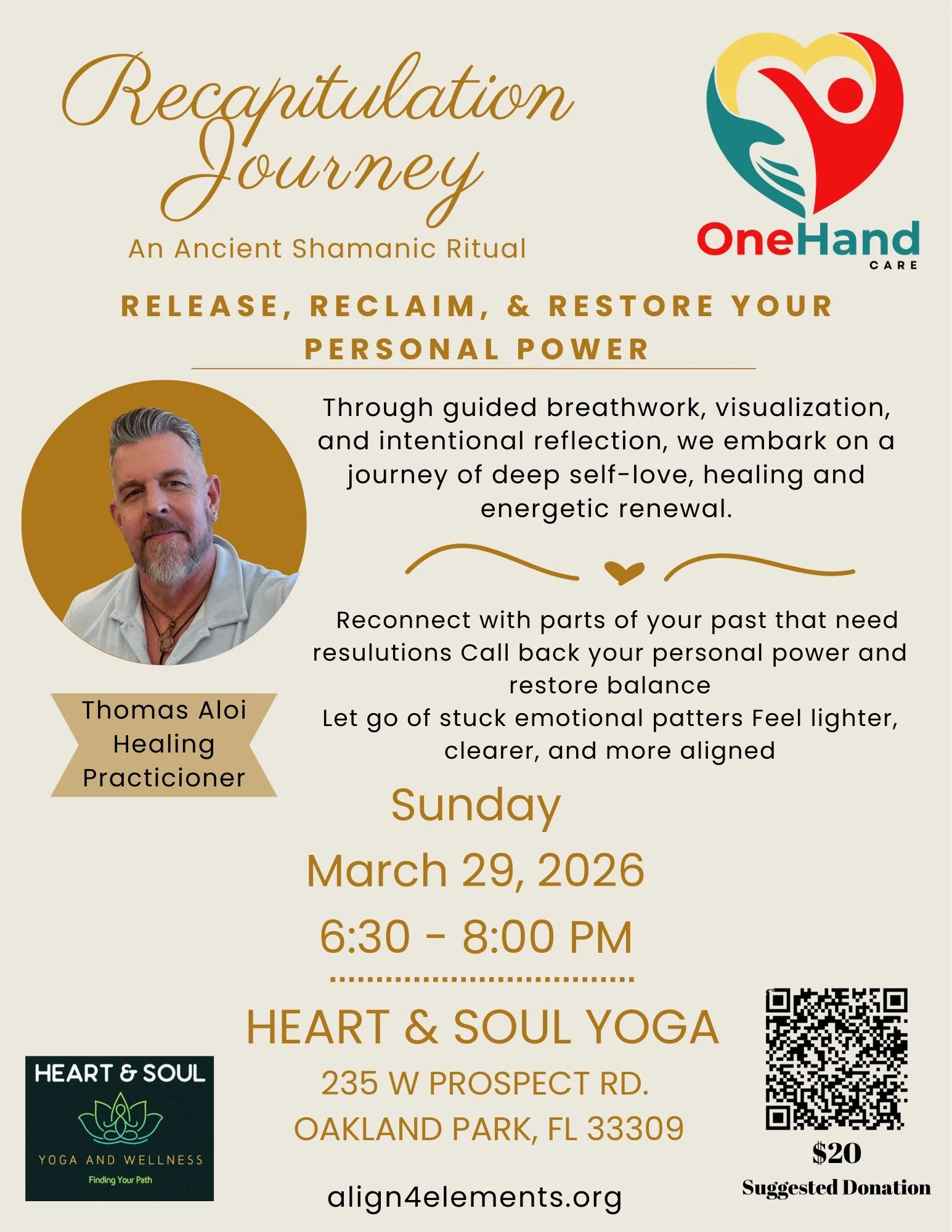 Recapitulation Journey with Thomas Aloi 