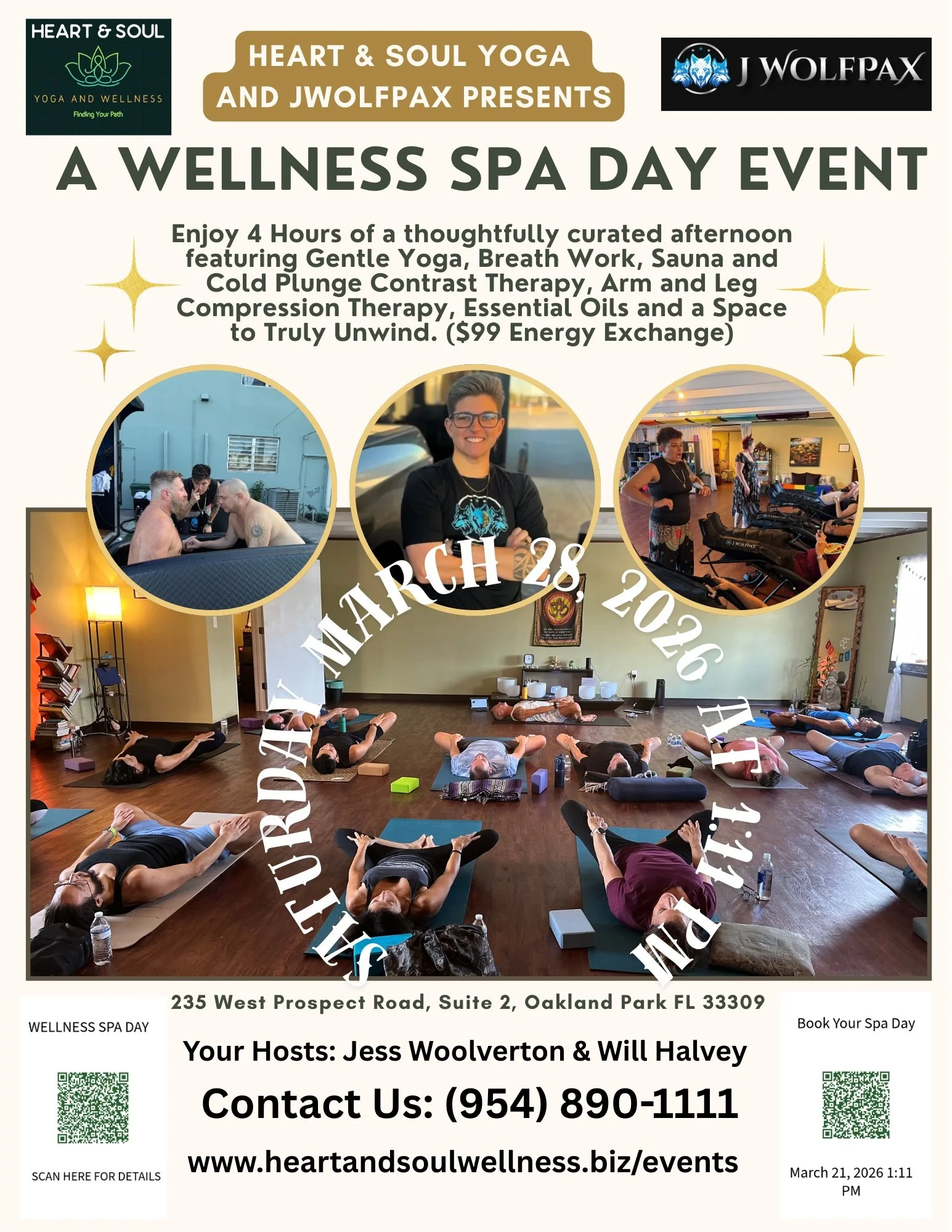 Heart &amp; Soul Yoga with J WolfPaX Presents A Wellness Event