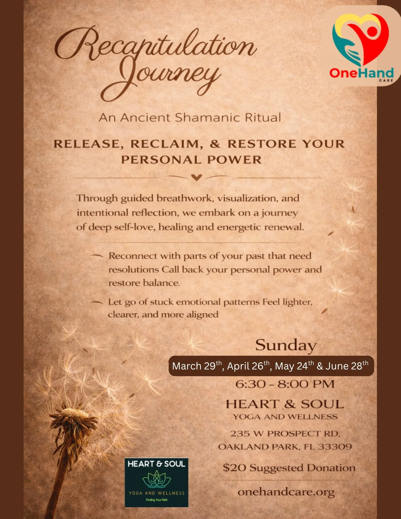 Recapitulation Journey with Thomas Aloi