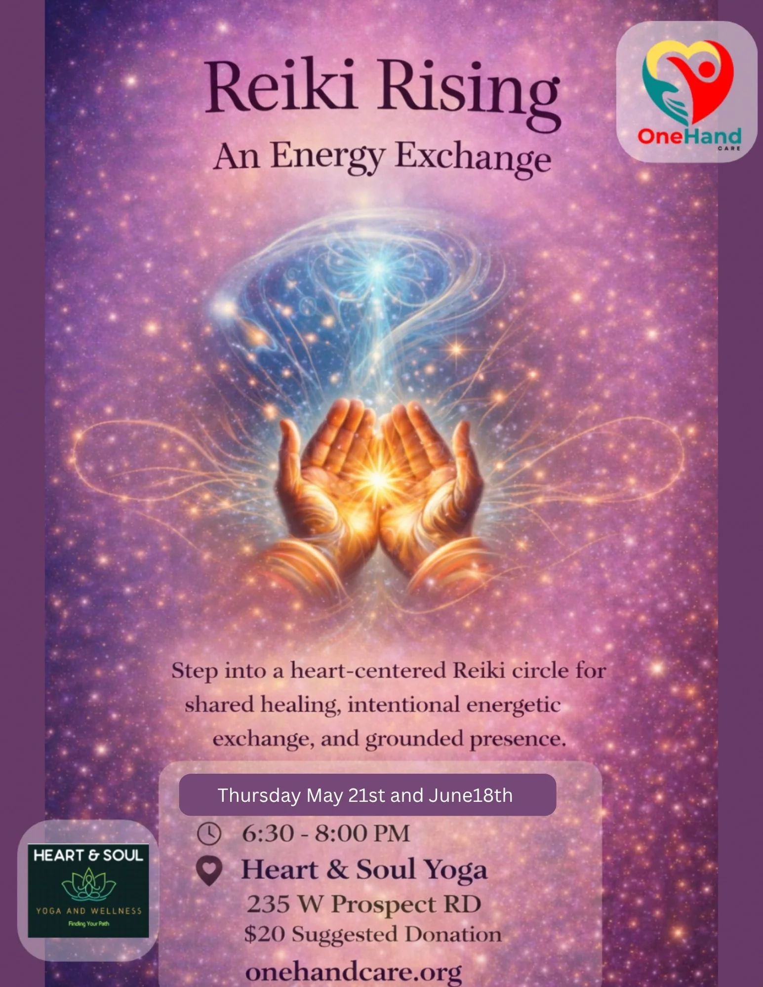 Reiki rising and energy exchange with Rochelle, Chris and Thomas