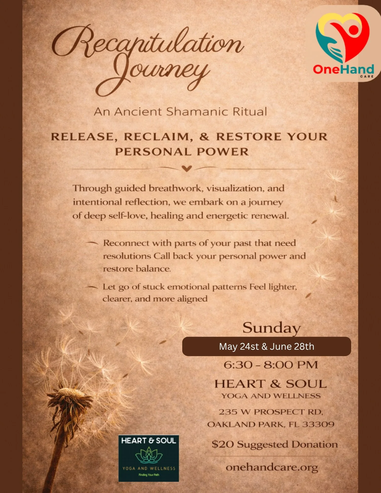 Recapitulation Journey with Thomas Aloi