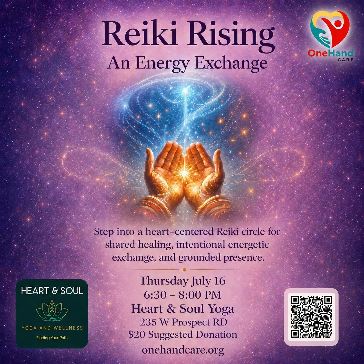 Reiki rising and energy exchange with Rochelle, Chris and Thomas
