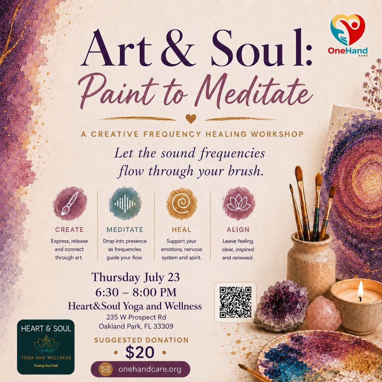 Art &amp; Soul: Paint to Meditate