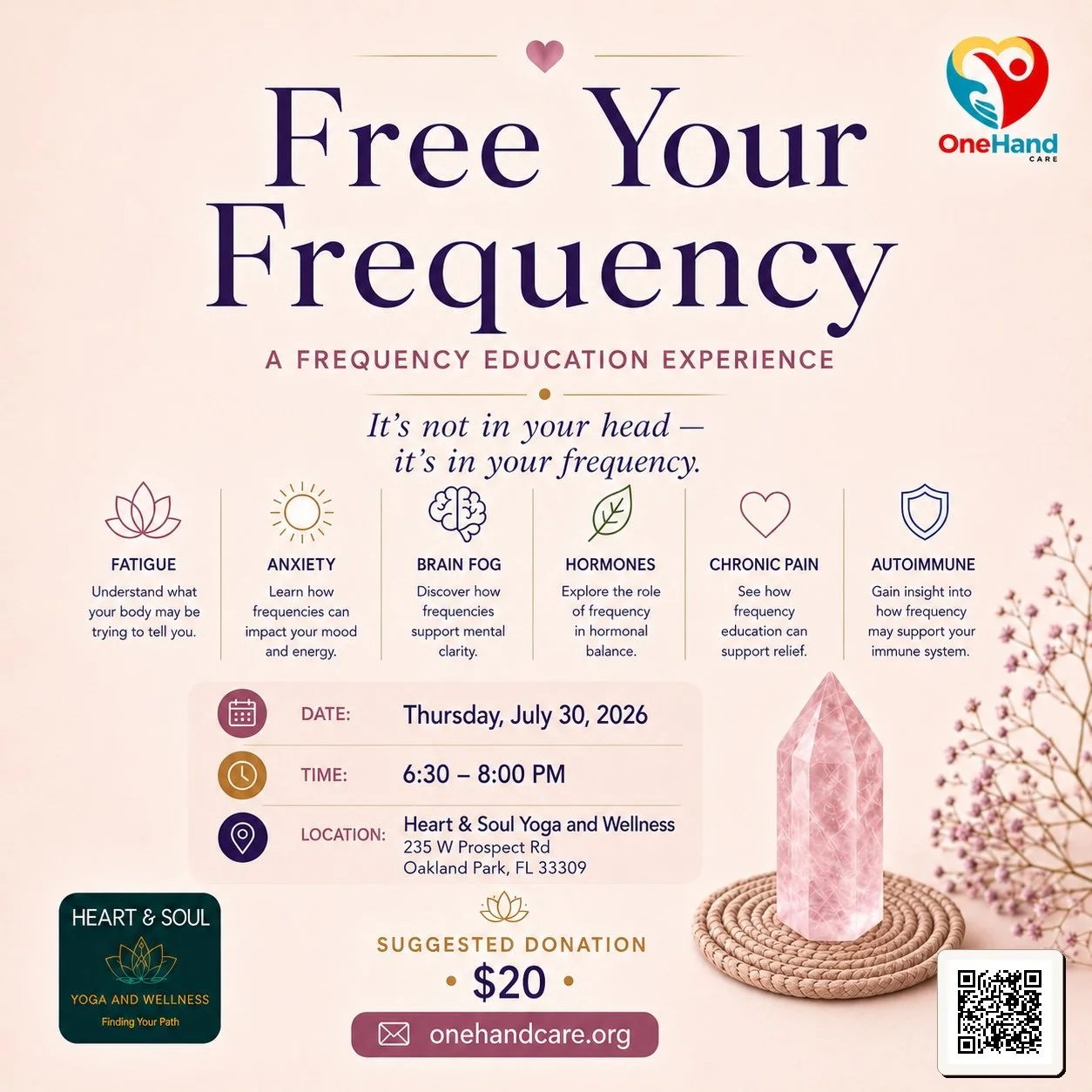 Free Your Frequency - A Frequency Education Experience Hosted by Kentrella, RN