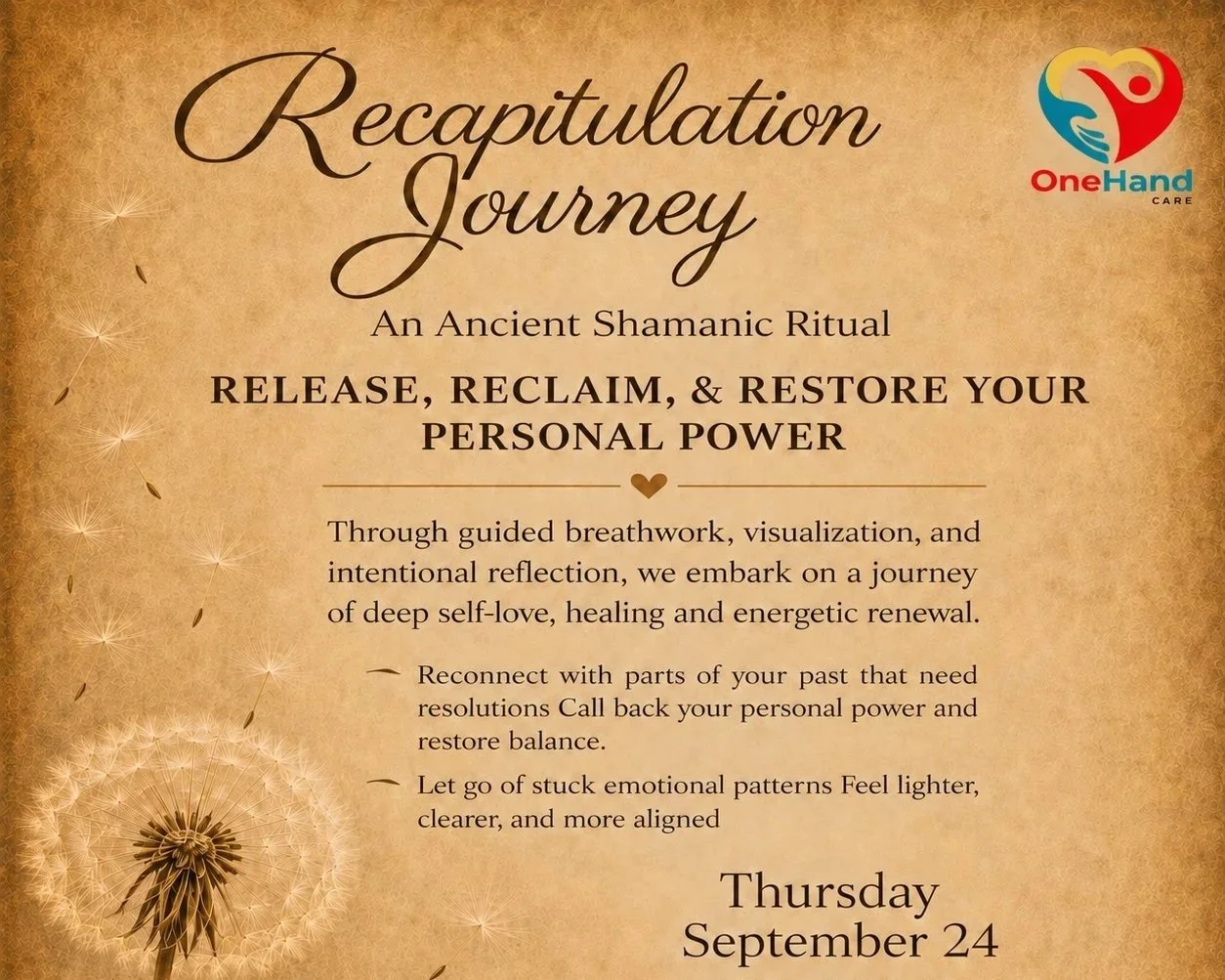 Recapitulation Journey: An Ancient Shamanic Ritual