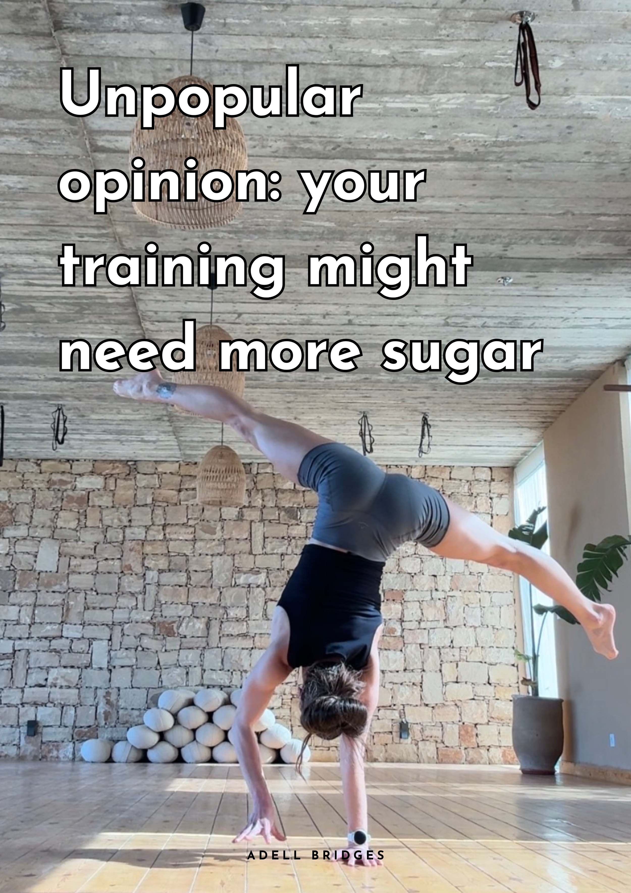 Unpopular opinion: your training might need more sugar