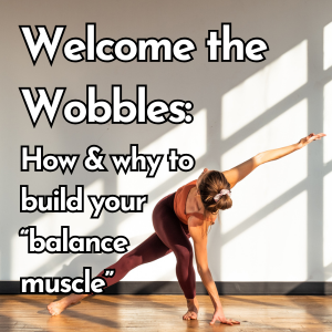 Welcome the Wobbles - How & why to build your balance muscle - Sunday 10 August 10:00-12:30