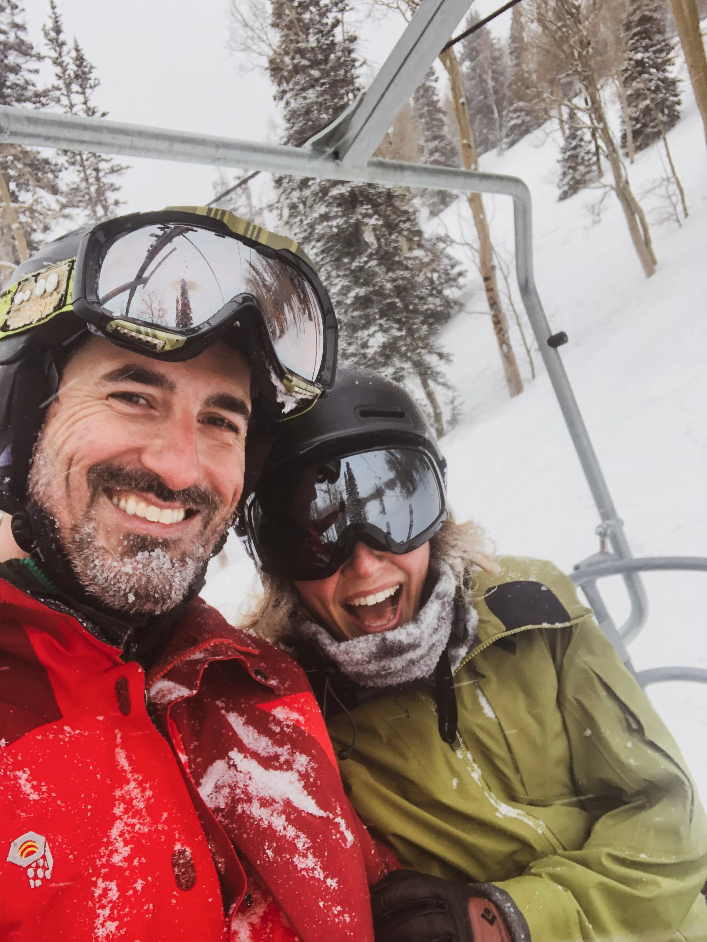 Sanni is my rad business partner , friend, and ski buddy all in one. Shredding Utah powder, March 2019.