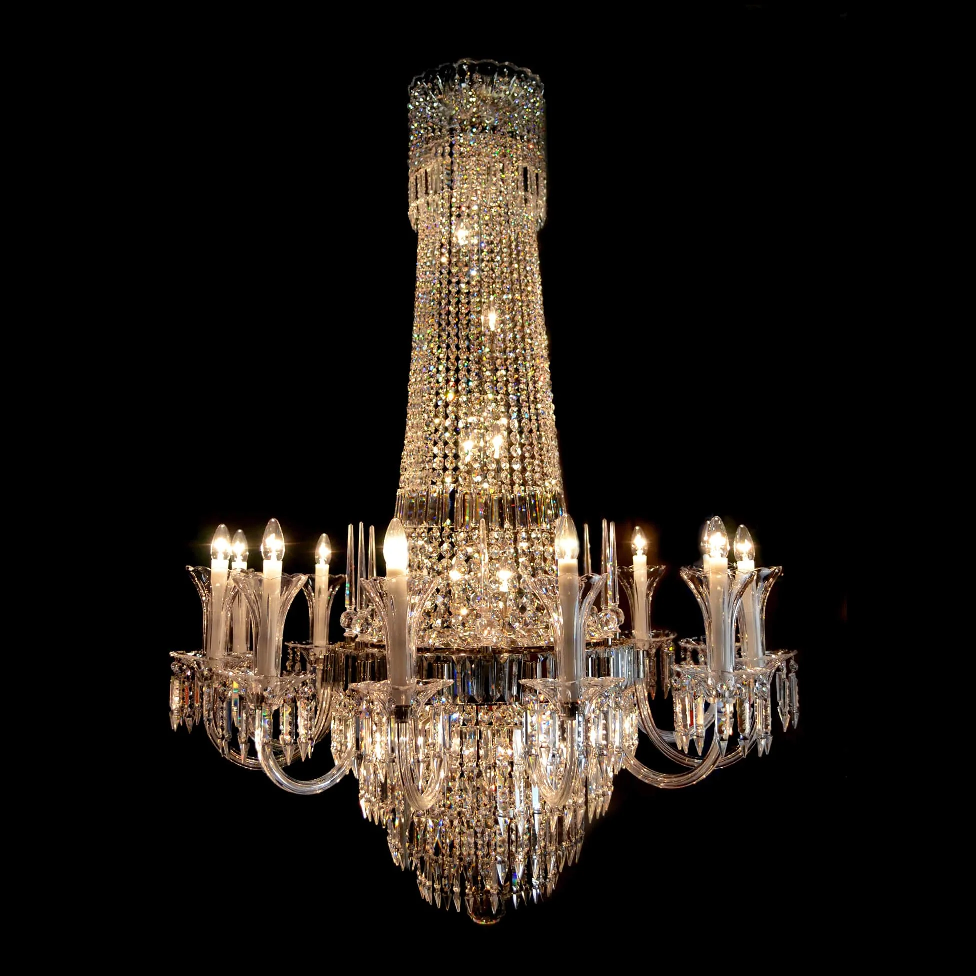 Empire Victorian Chandeliers TRADICE WRANOVSKY Bohemian Crystal