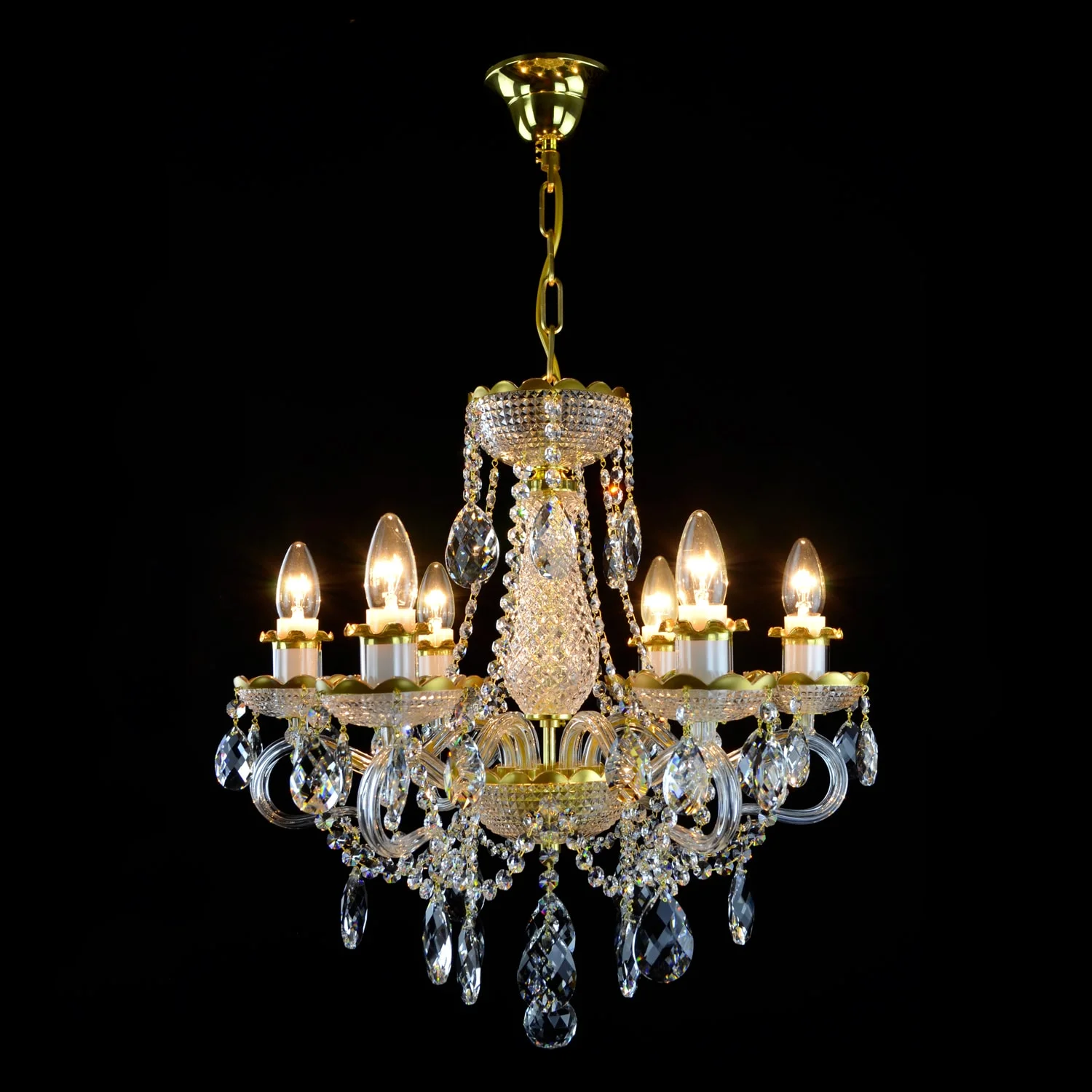 Diamant crystal chandelier — WRANOVSKY Bohemian Crystal Chandeliers