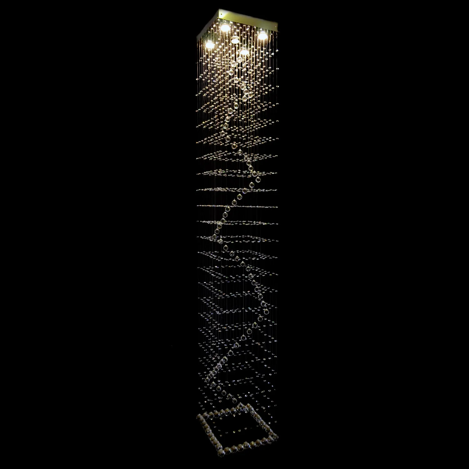 Evolution crystal chandelier
