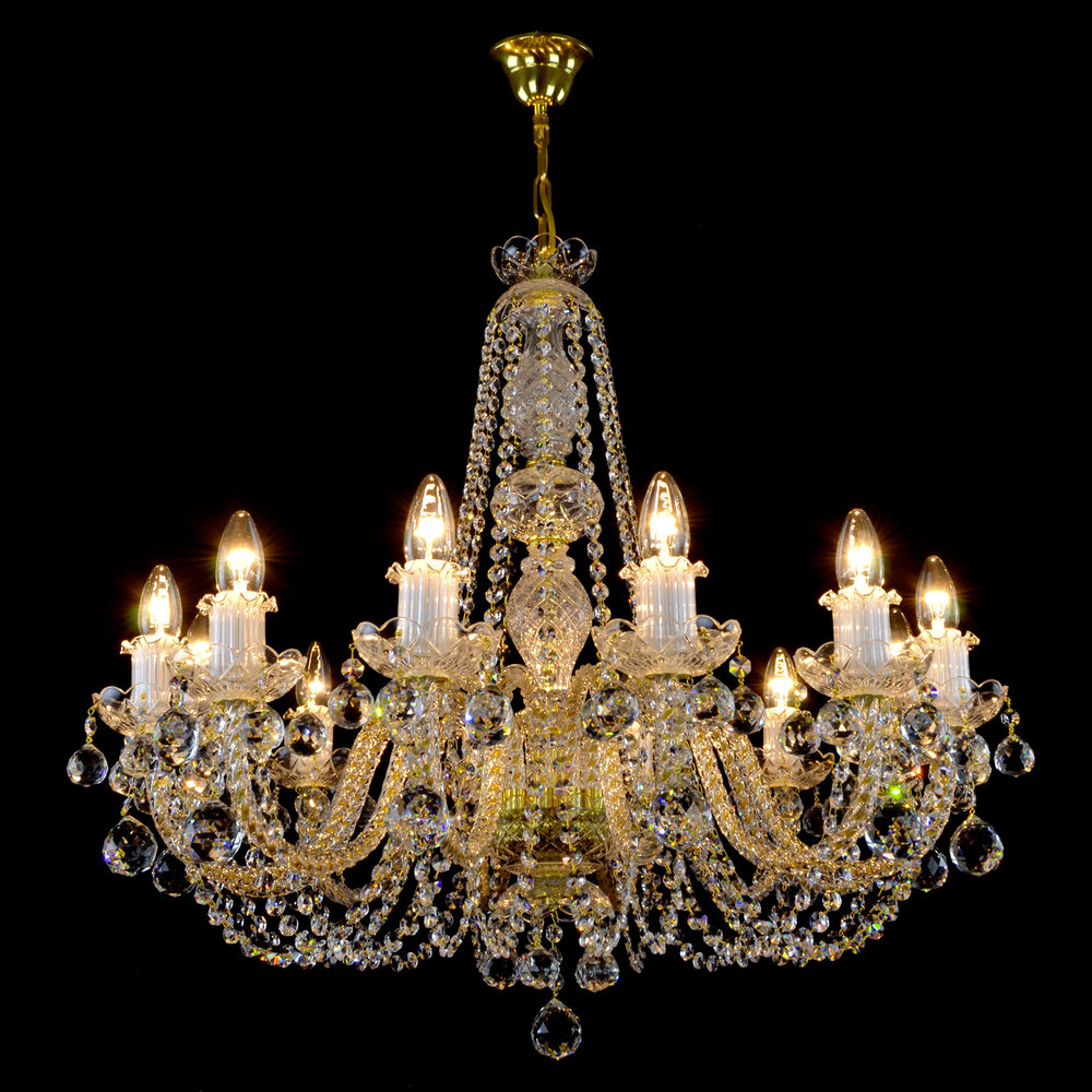 Flutto crystal chandelier — WRANOVSKY - Bohemian Crystal Chandeliers  Manufacturer