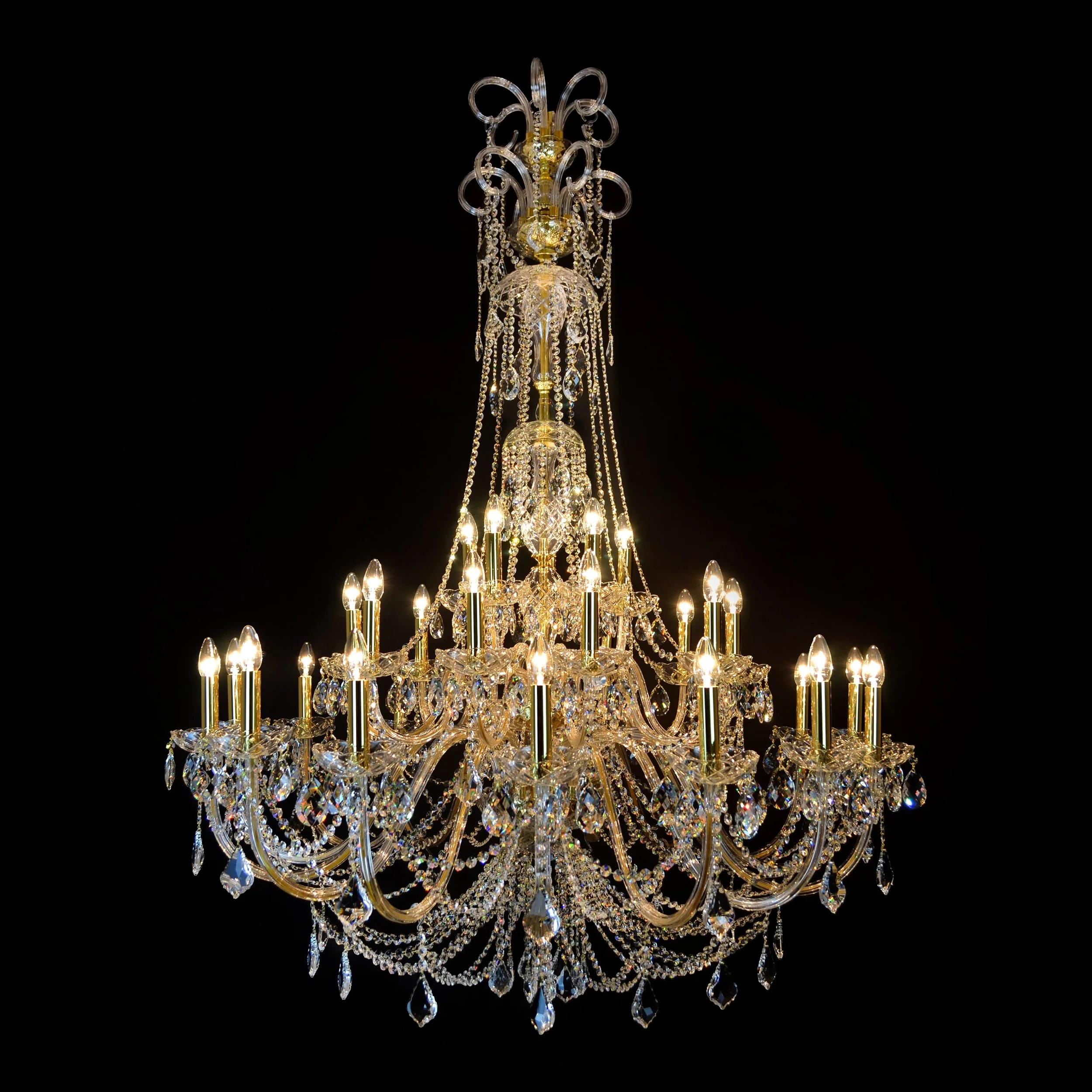 Large Crystal Chandeliers — WRANOVSKY - Bohemian Crystal Chandeliers ...