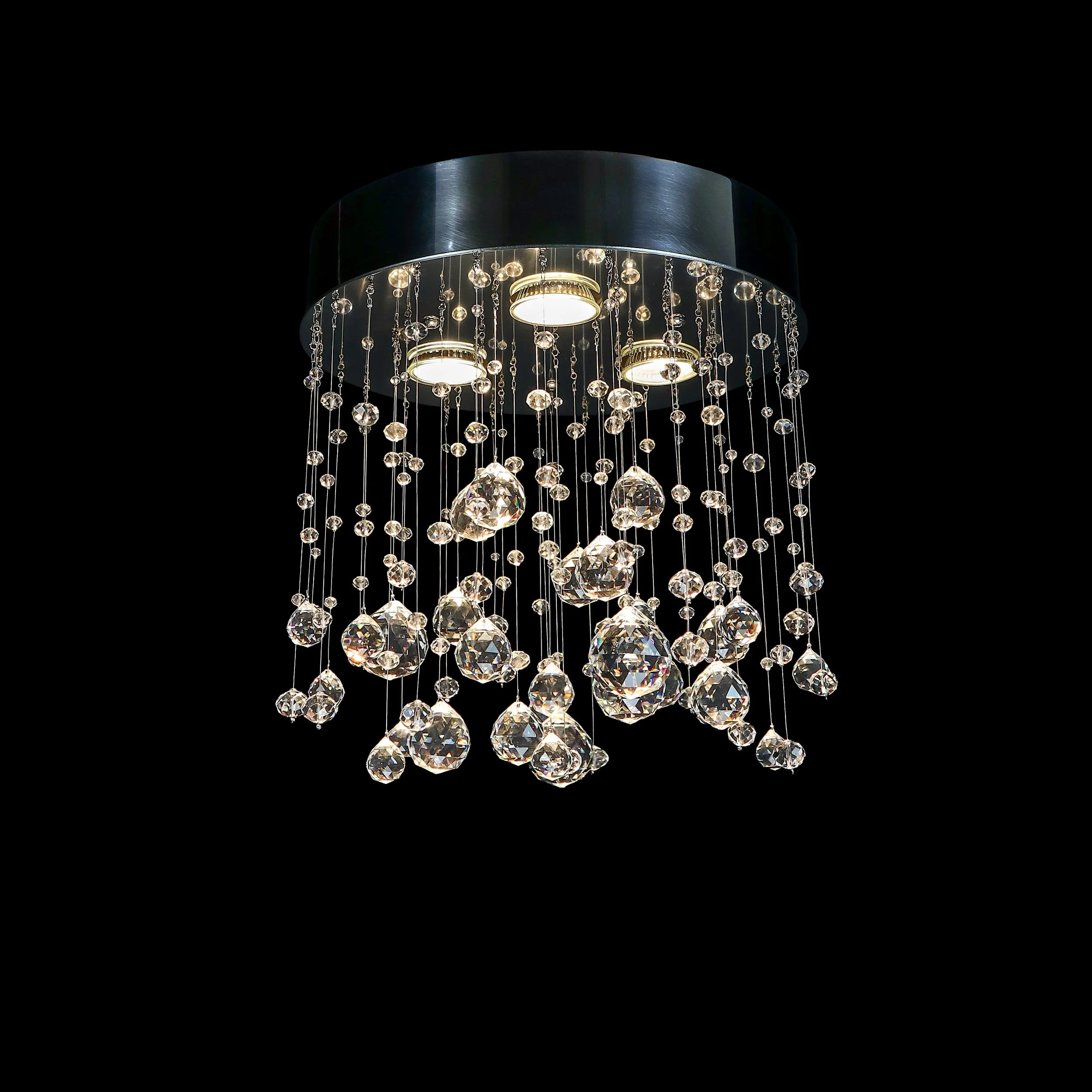Rainfall crystal chandelier