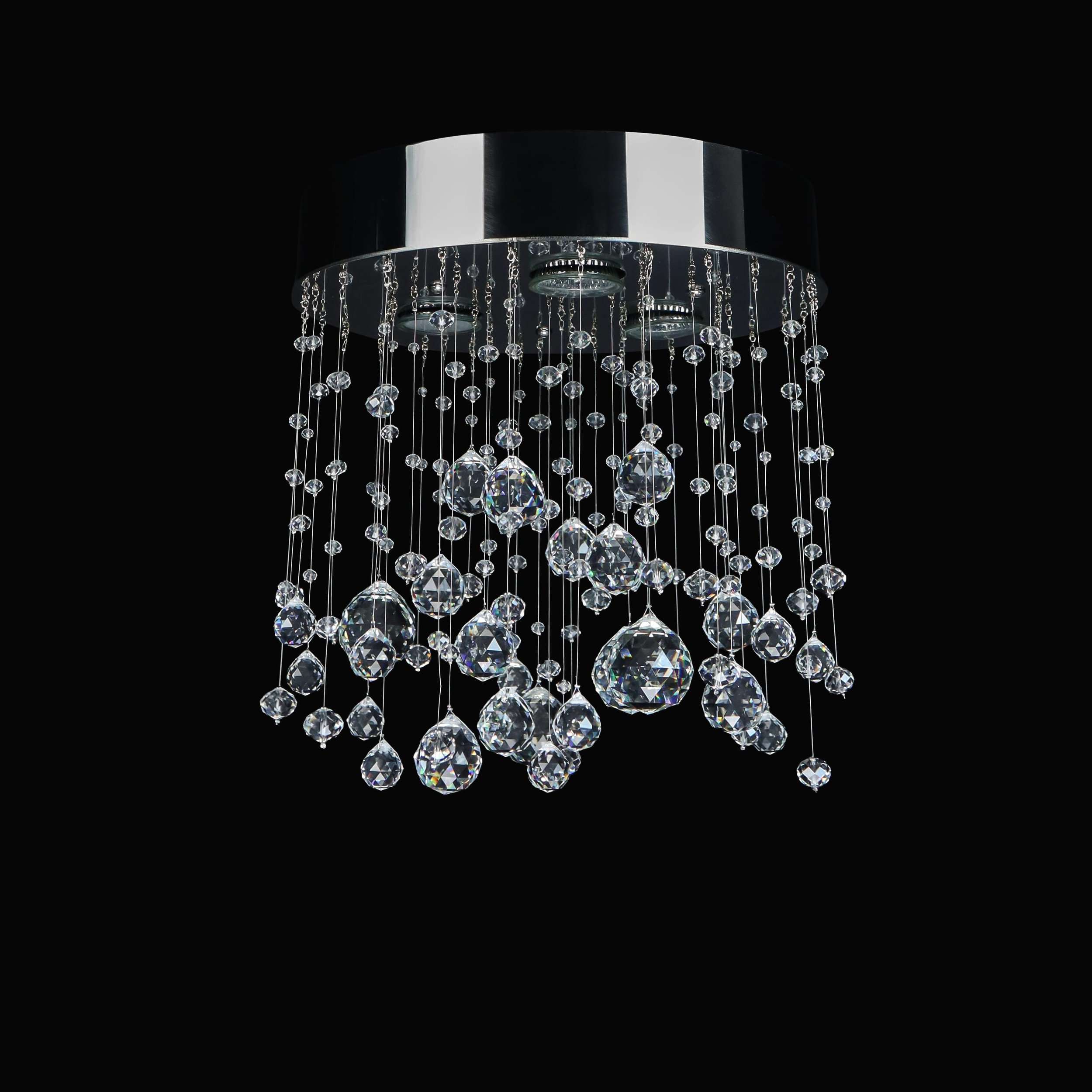 Rainfall crystal chandelier