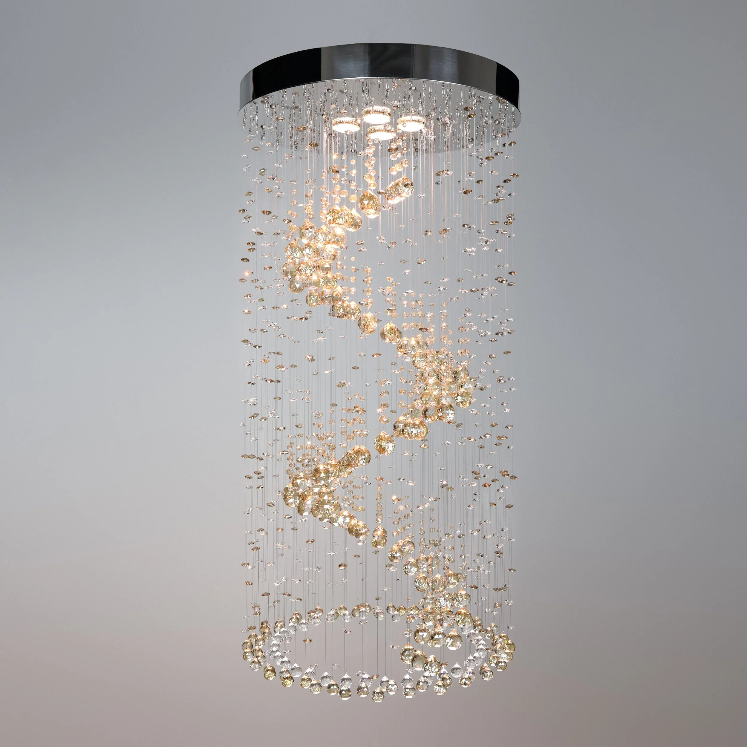 Milky Way crystal chandelier