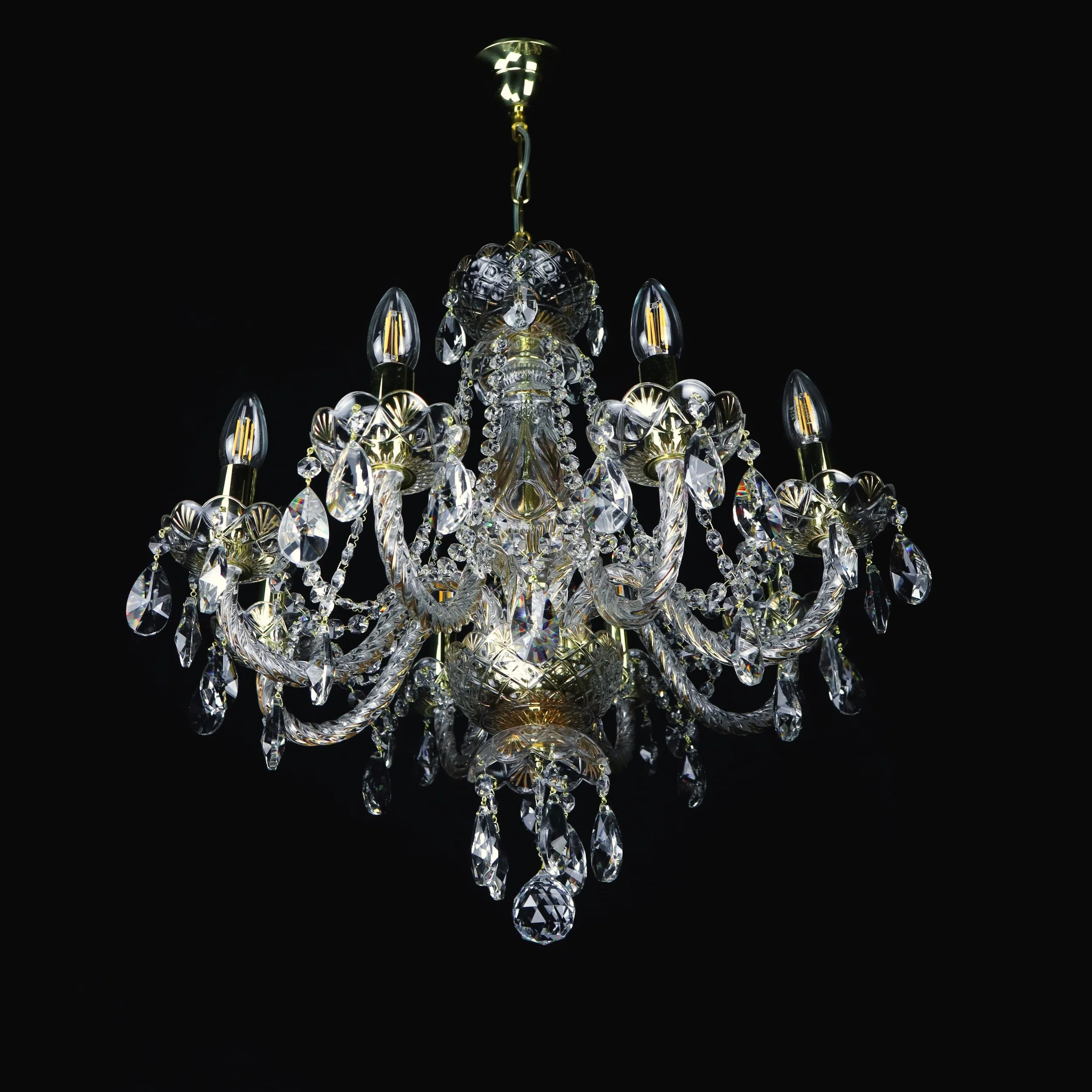 De Luxe crystal chandelier
