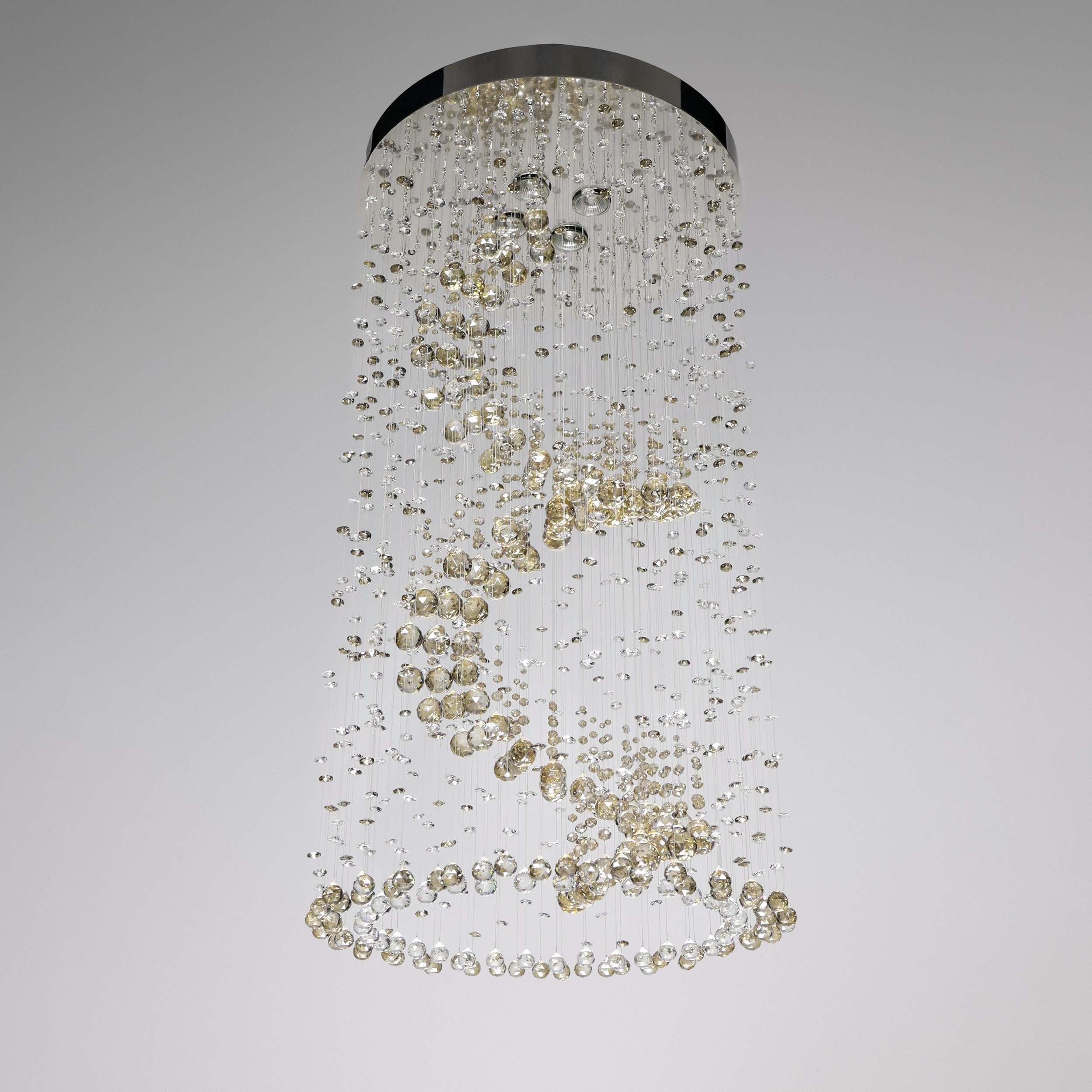 Milky Way crystal chandelier