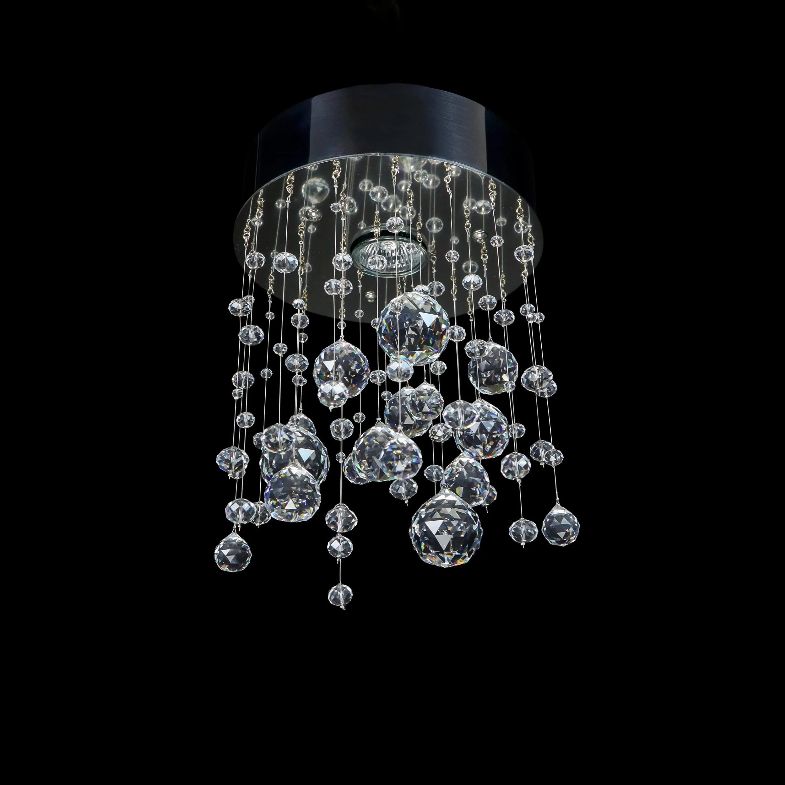 Rainfall crystal chandelier