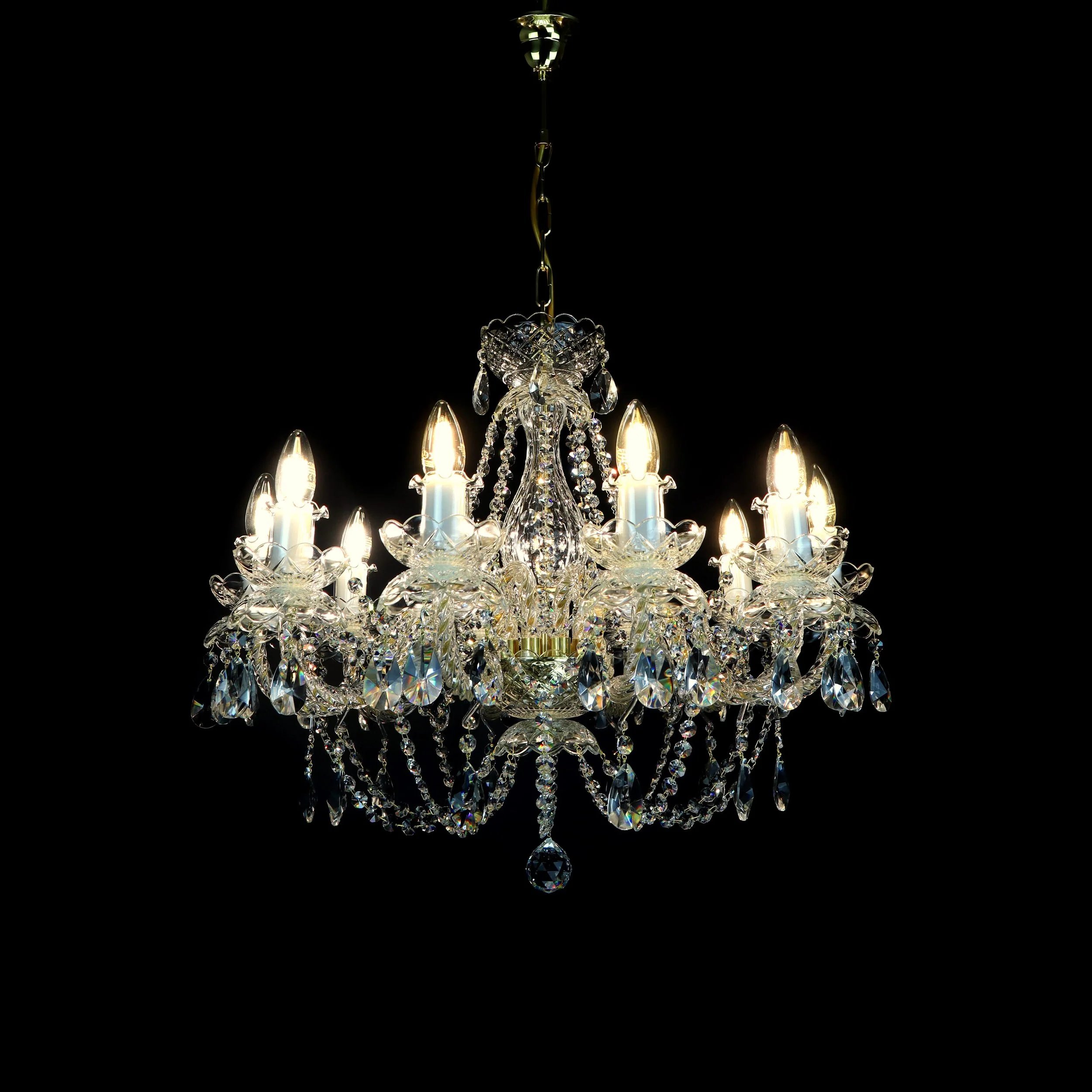 De Luxe crystal chandelier