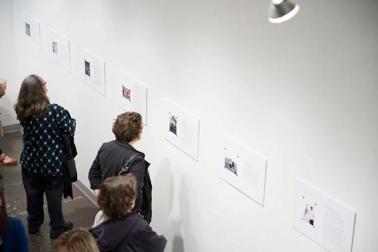 Exhibition opening at Newspace Center for Photography (April 2013)