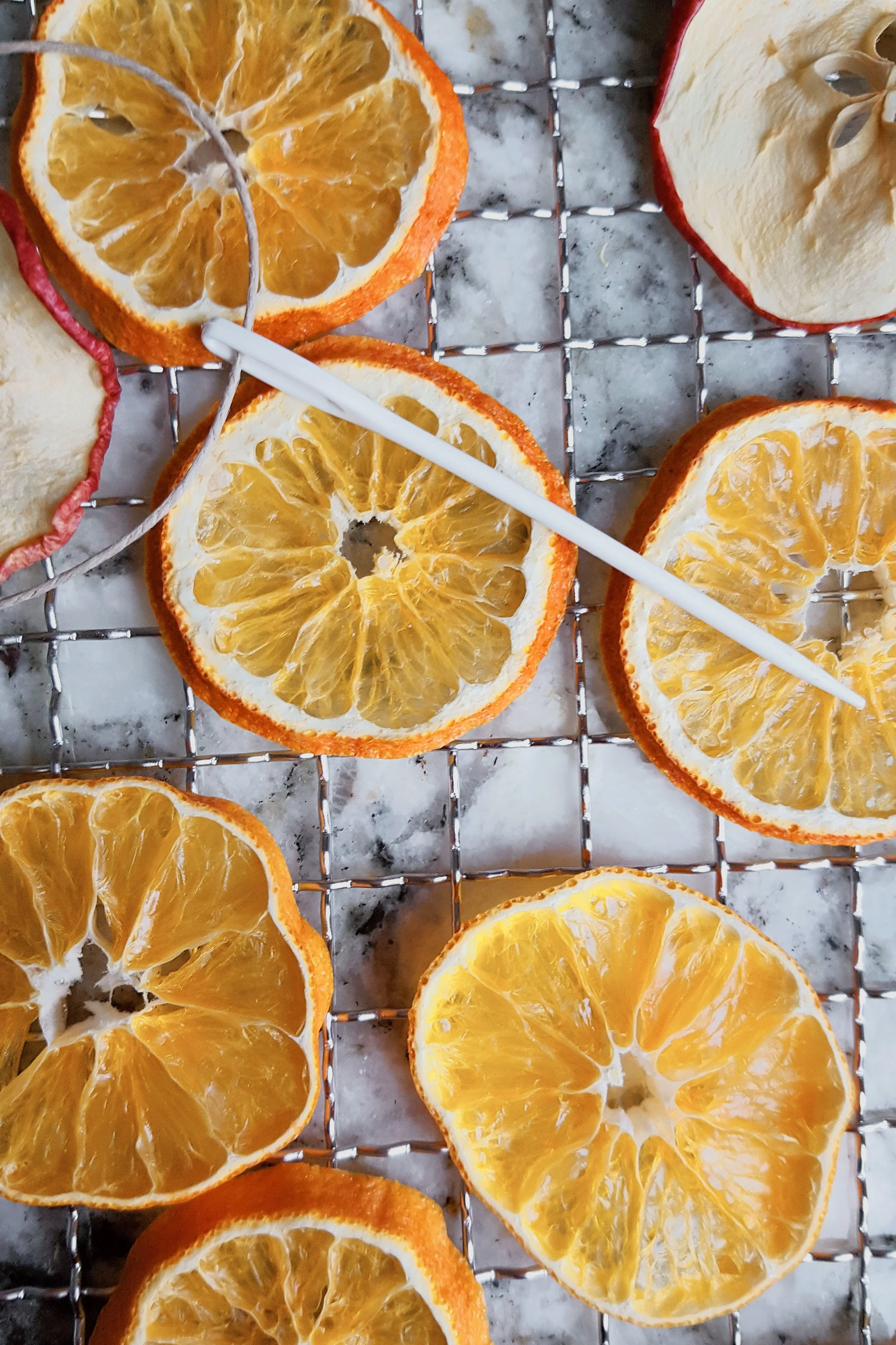 DIY Dried Fruit Ornaments & Garland
